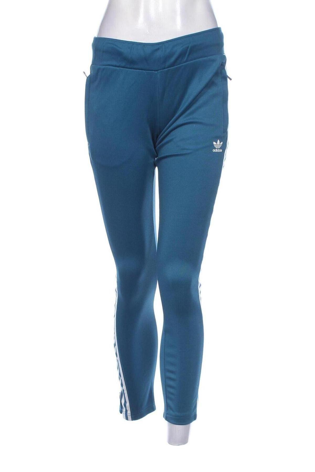 Damen Sporthose Adidas, Größe S, Farbe Blau, Preis 28,99 €