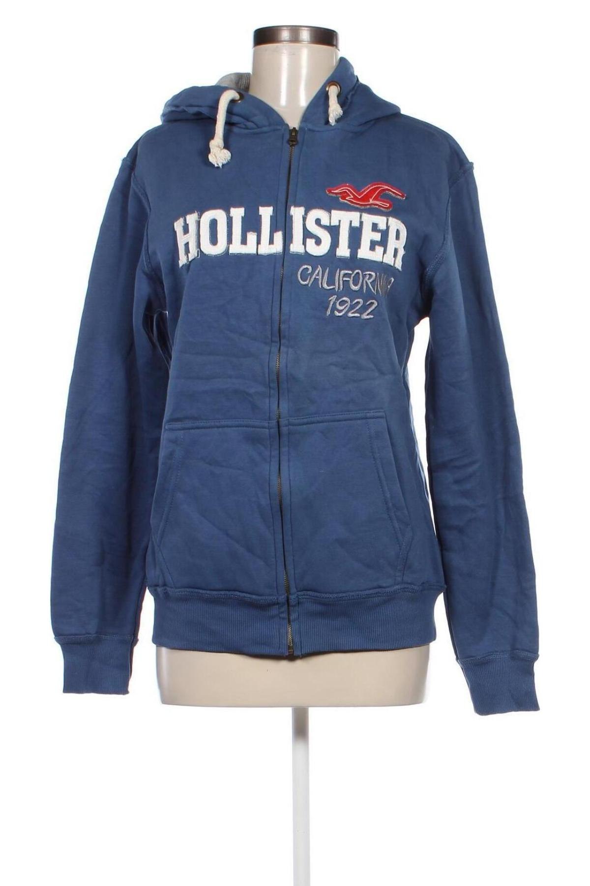 Дамско спортно горнище Hollister, Размер XL, Цвят Син, Цена 16,49 лв.