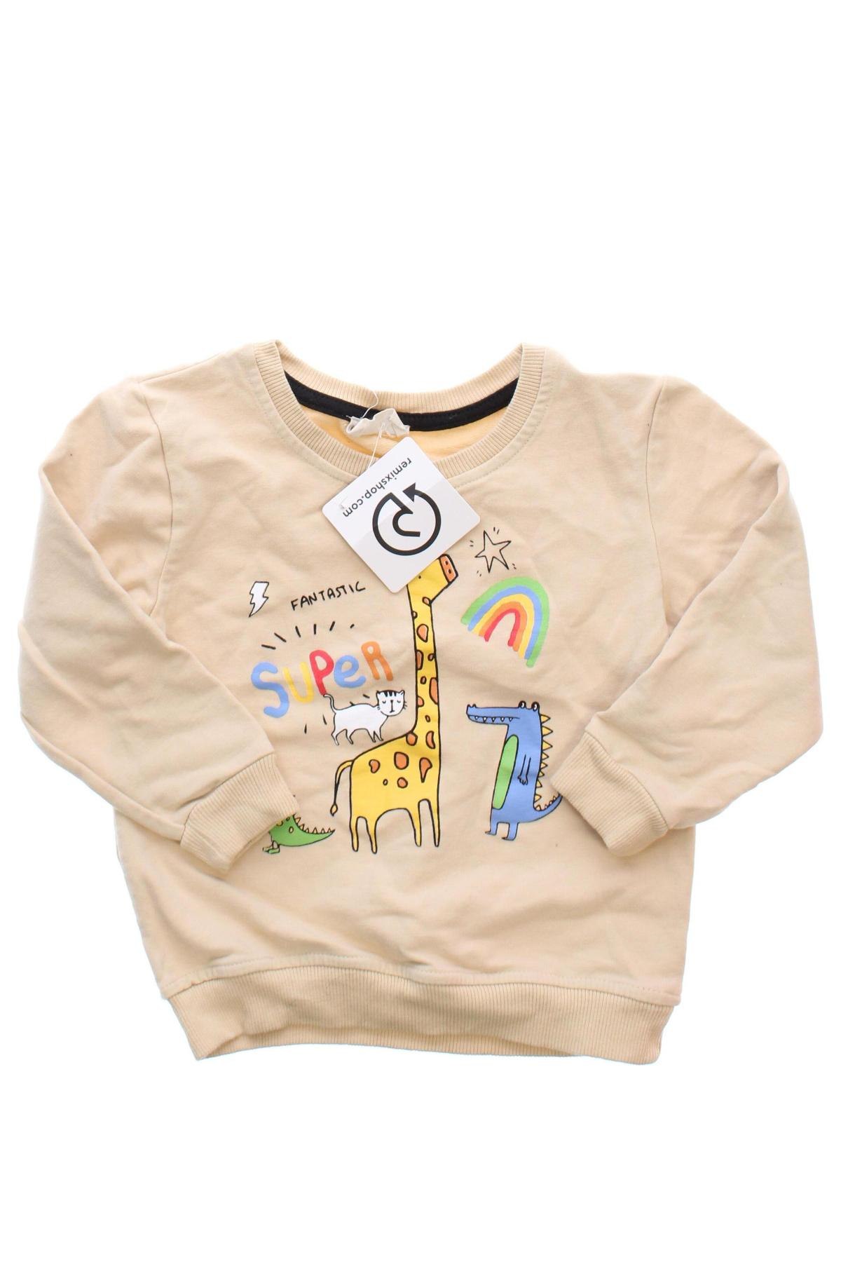 Kinder Shirt, Größe 2-3y/ 98-104 cm, Farbe Beige, Preis 2,99 €