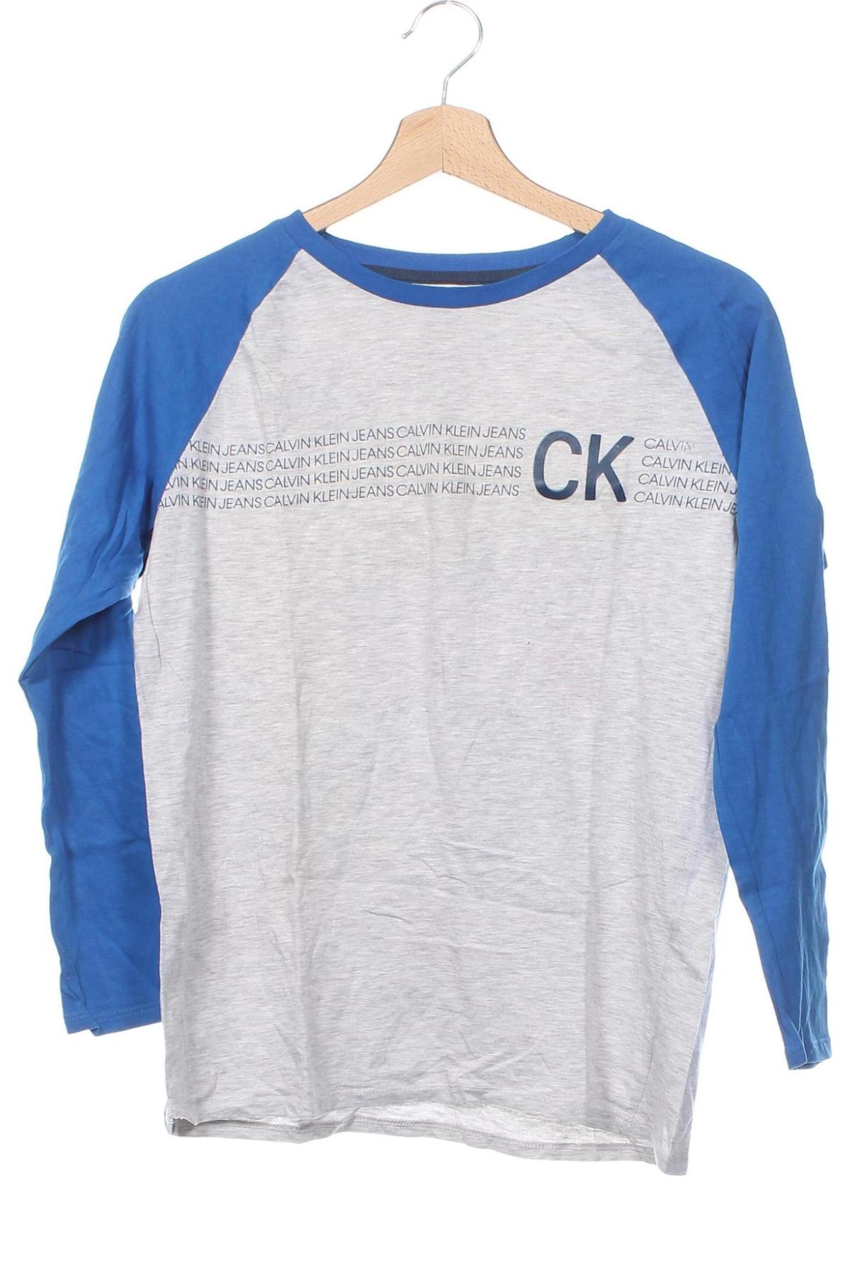 Παιδική μπλούζα Calvin Klein Jeans, Μέγεθος 14-15y/ 168-170 εκ., Χρώμα Γκρί, Τιμή 14,00 €