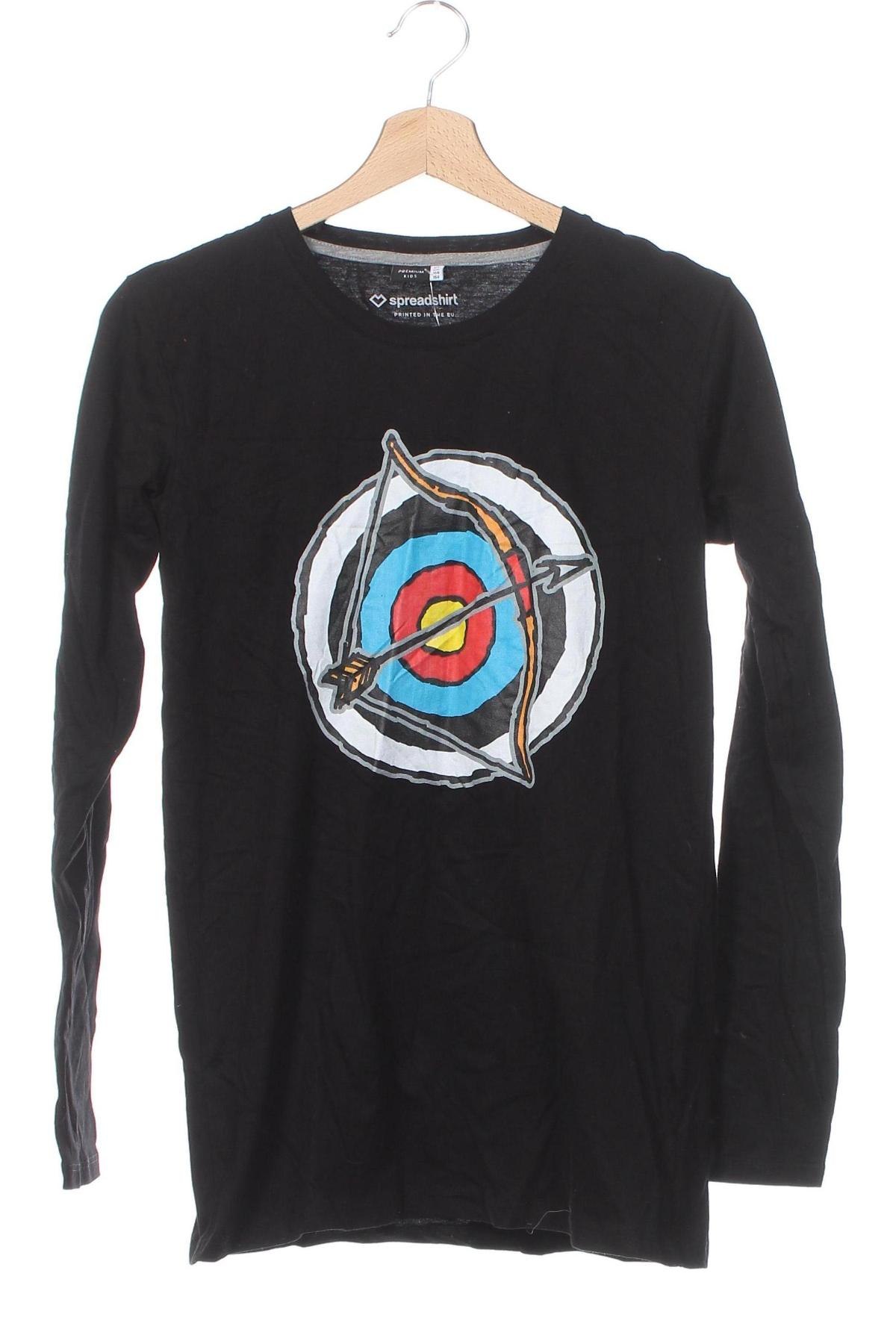 Kinder Shirt Spread Shirt, Größe 12-13y/ 158-164 cm, Farbe Schwarz, Preis 4,99 €