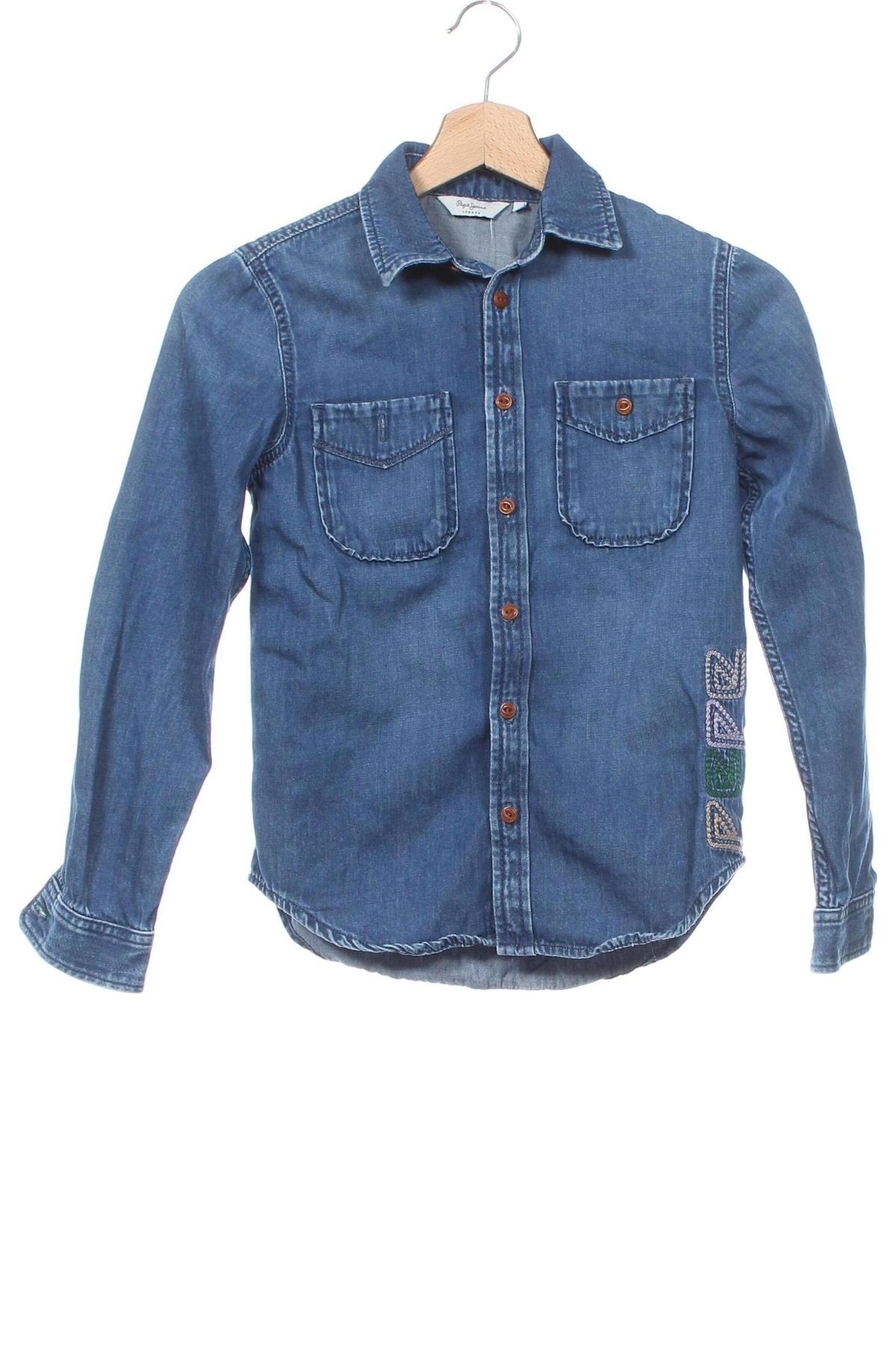 Dětská košile  Pepe Jeans, Velikost 10-11y/ 146-152 cm, Barva Modrá, Cena  189,00 Kč