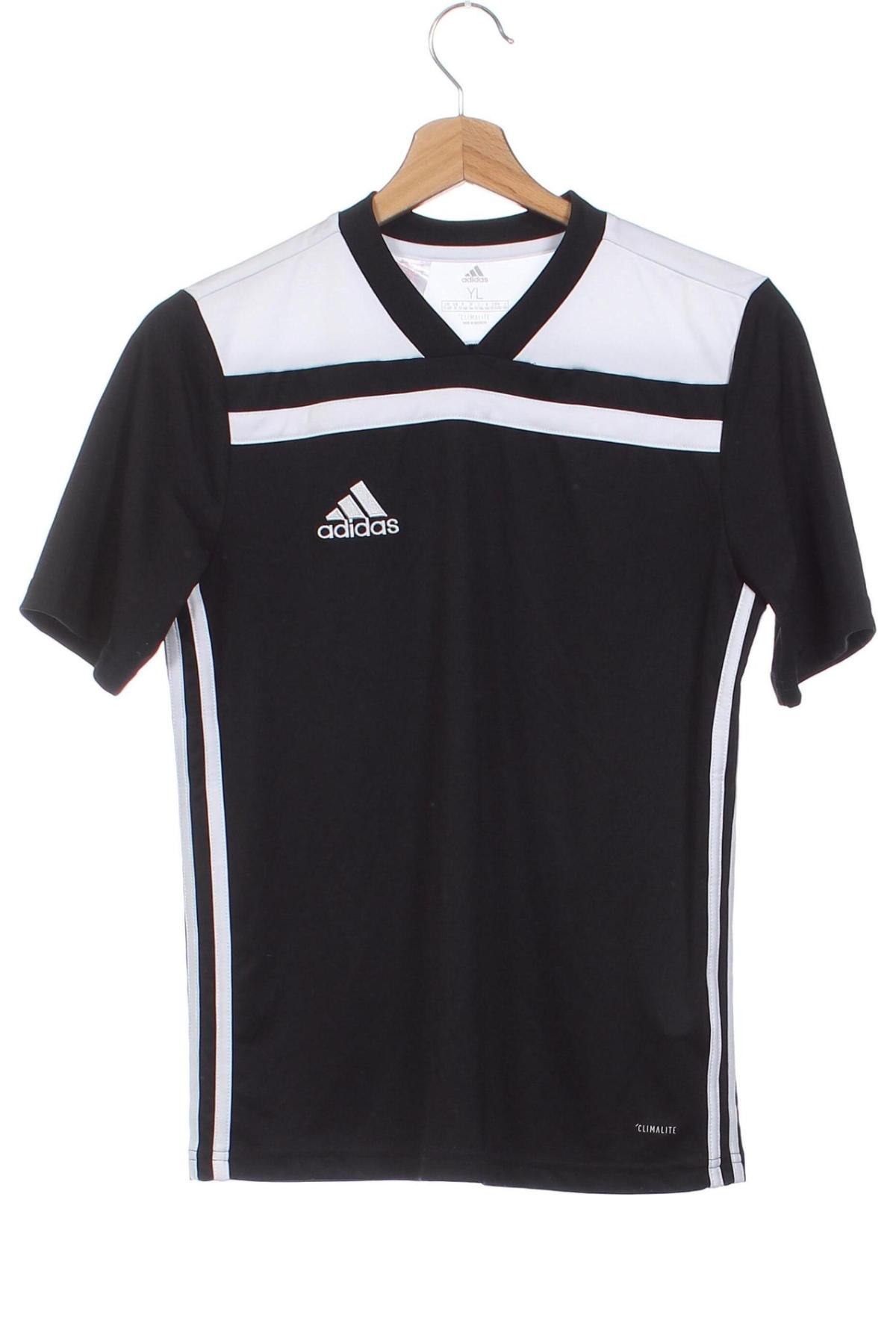 Kinder T-Shirt Adidas, Größe 12-13y/ 158-164 cm, Farbe Schwarz, Preis 16,99 €