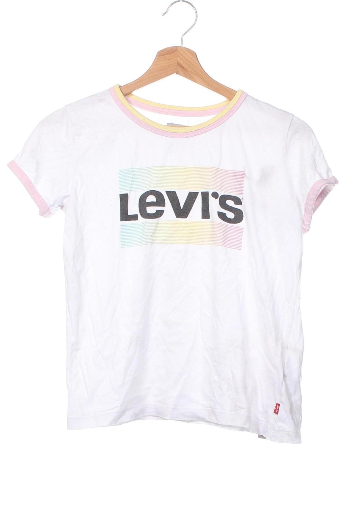 Παιδικό μπλουζάκι Levi's, Μέγεθος 12-13y/ 158-164 εκ., Χρώμα Λευκό, Τιμή 10,23 €