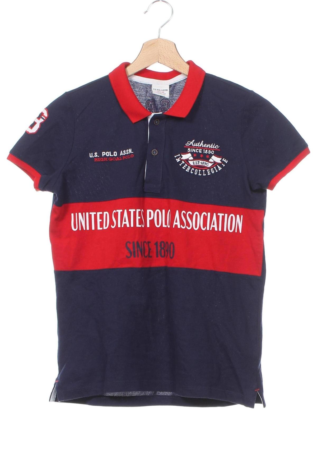 Παιδικό μπλουζάκι U.S. Polo Assn., Μέγεθος 10-11y/ 146-152 εκ., Χρώμα Πολύχρωμο, Τιμή 12,28 €