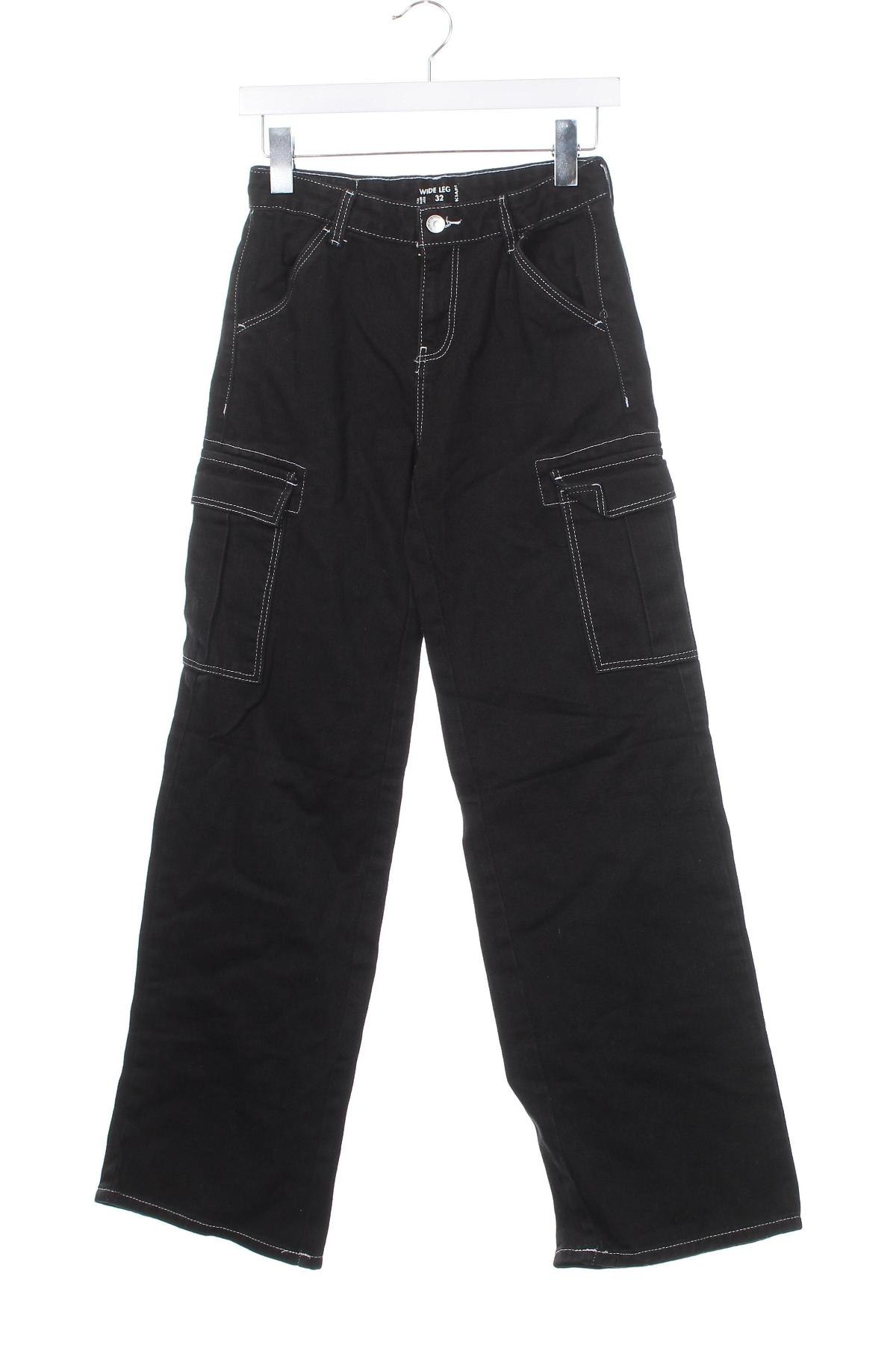 Kinderjeans Kiabi, Größe 12-13y/ 158-164 cm, Farbe Schwarz, Preis 22,49 €