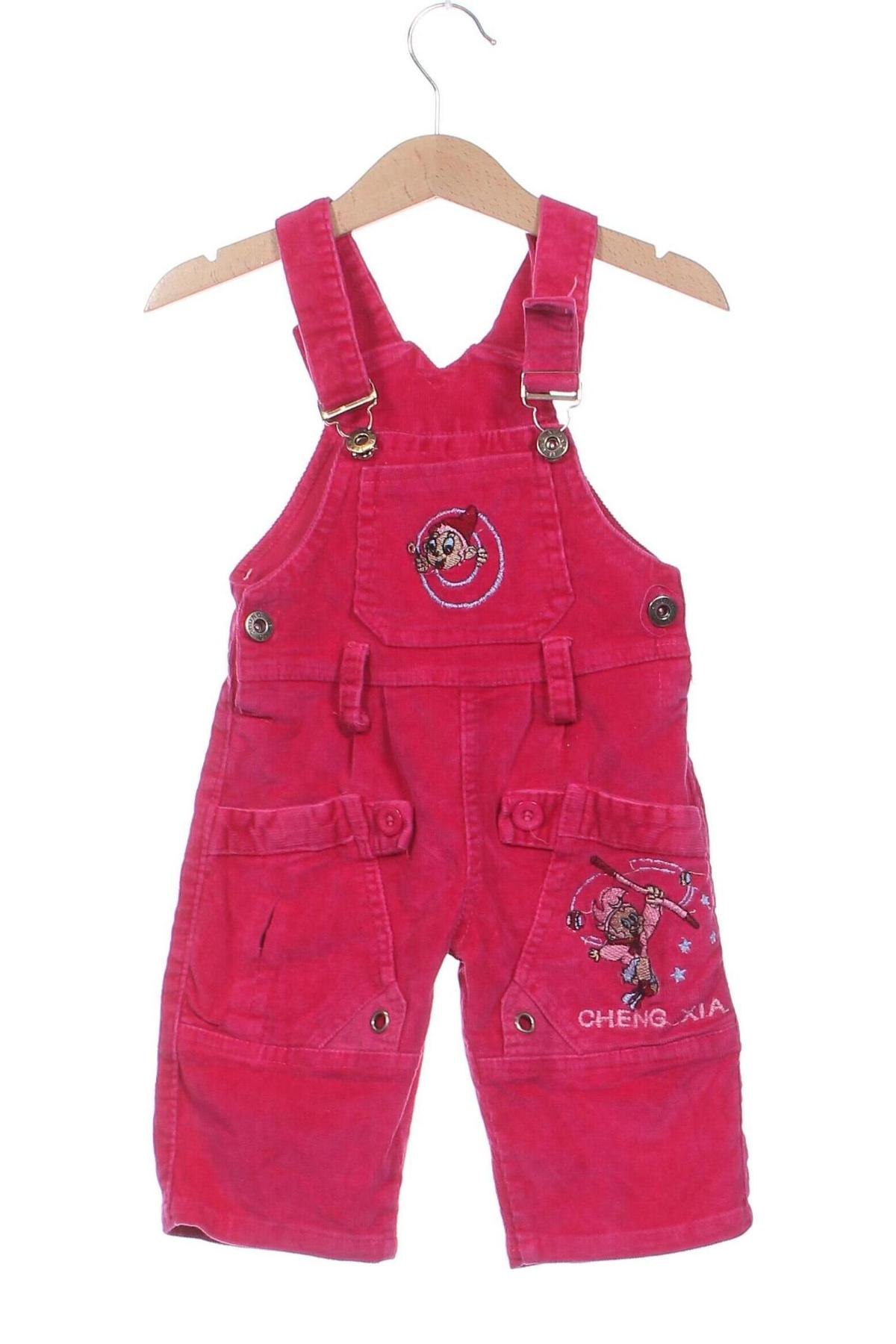 Kinder Overall, Größe 9-12m/ 74-80 cm, Farbe Rosa, Preis 12,49 €