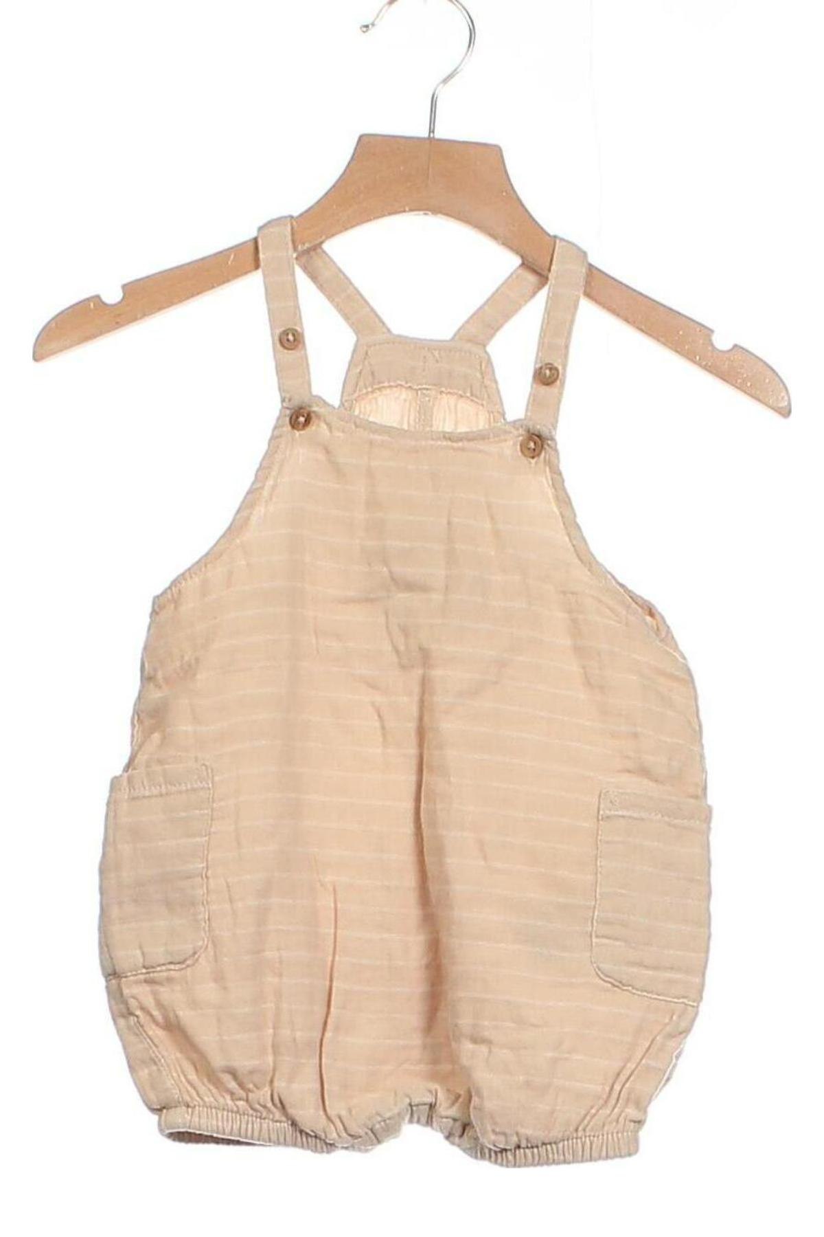 Kinder Overall, Größe 6-9m/ 68-74 cm, Farbe Beige, Preis 12,49 €