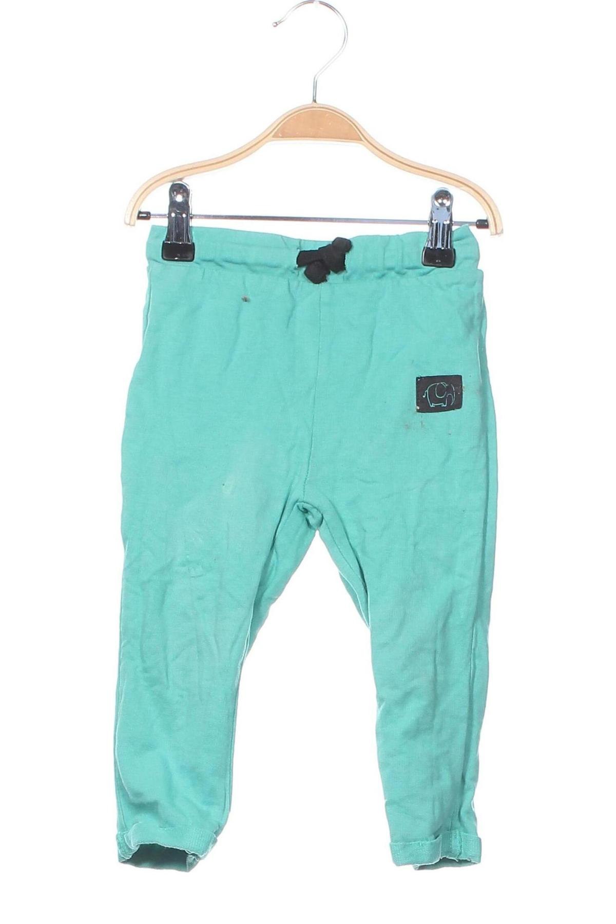 Pantaloni pentru copii, Mărime 12-18m/ 80-86 cm, Culoare Verde, Preț 53,27 Lei