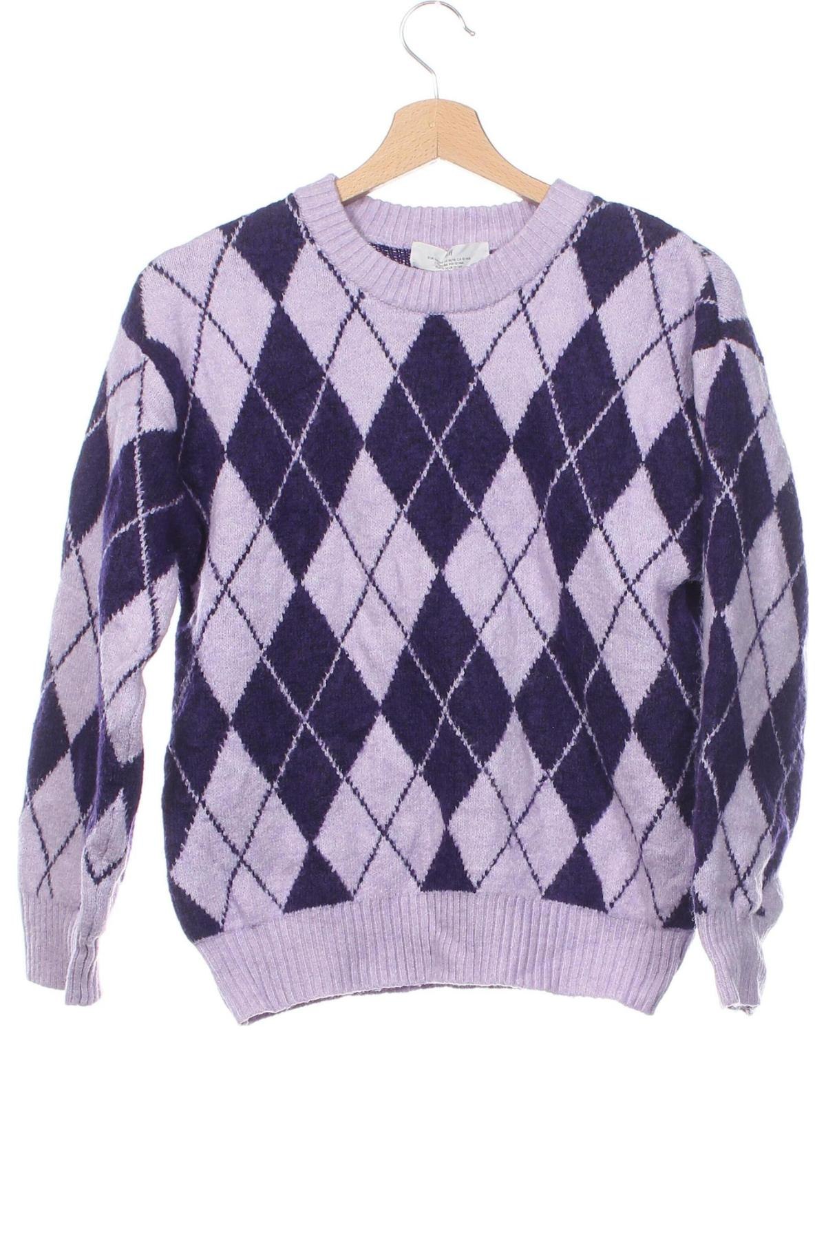 Dziecięcy sweter H&M, Rozmiar 12-13y/ 158-164 cm, Kolor Fioletowy, Cena 54,99 zł