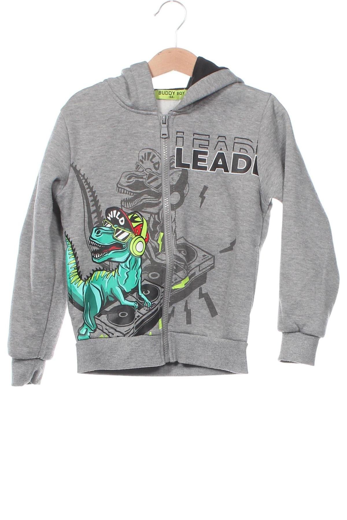 Kinder Sweatshirts, Größe 5-6y/ 116-122 cm, Farbe Grau, Preis 6,99 €