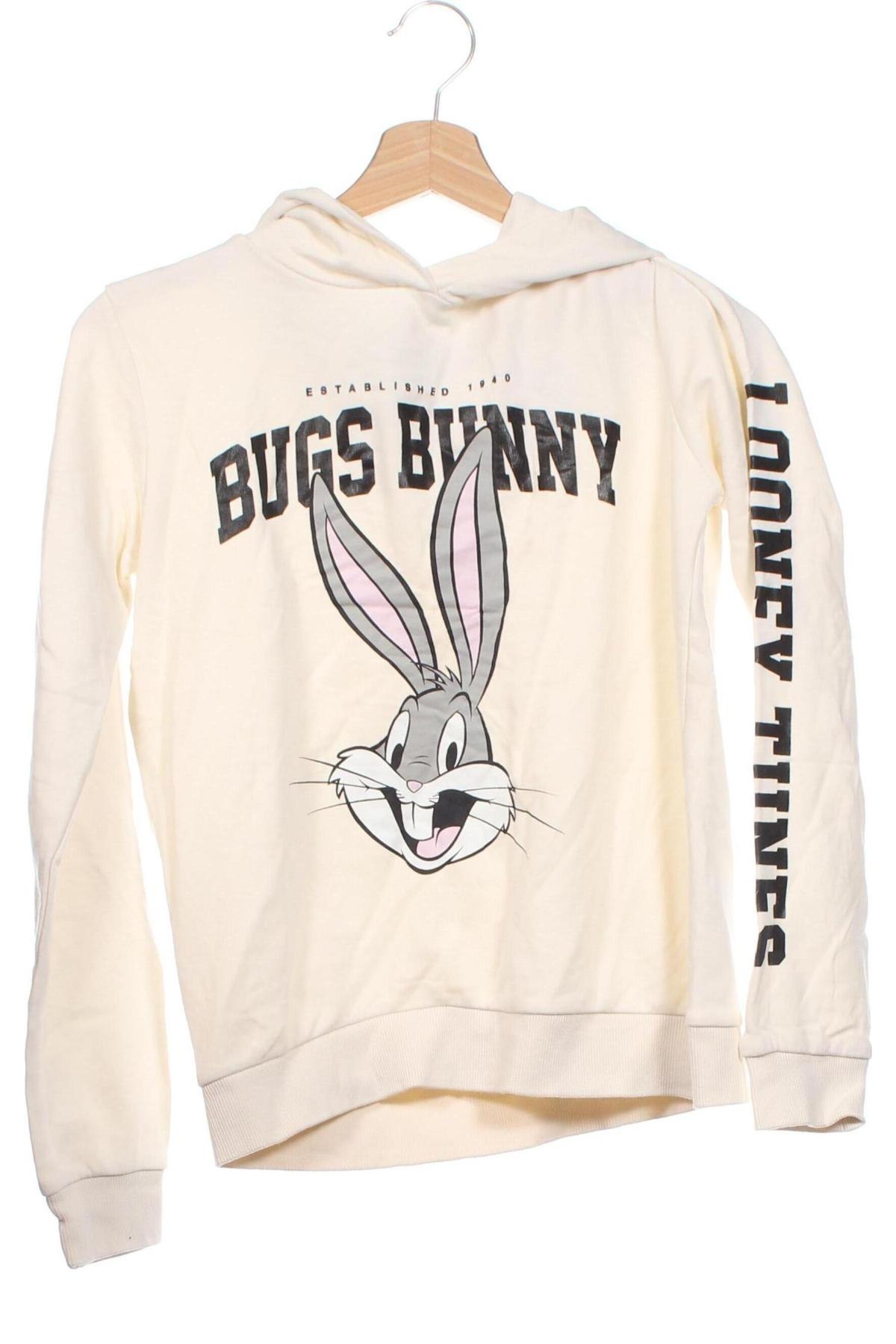 Dziecięca bluza Looney Tunes, Rozmiar 13-14y/ 164-168 cm, Kolor ecru, Cena 39,99 zł