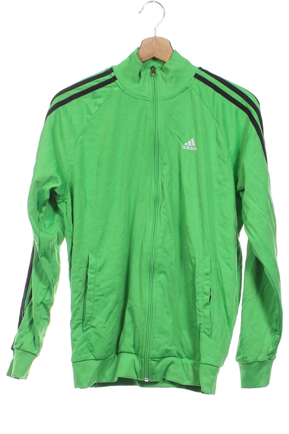 Bluză de trening, pentru copii Adidas, Mărime 15-18y/ 170-176 cm, Culoare Verde, Preț 91,99 Lei