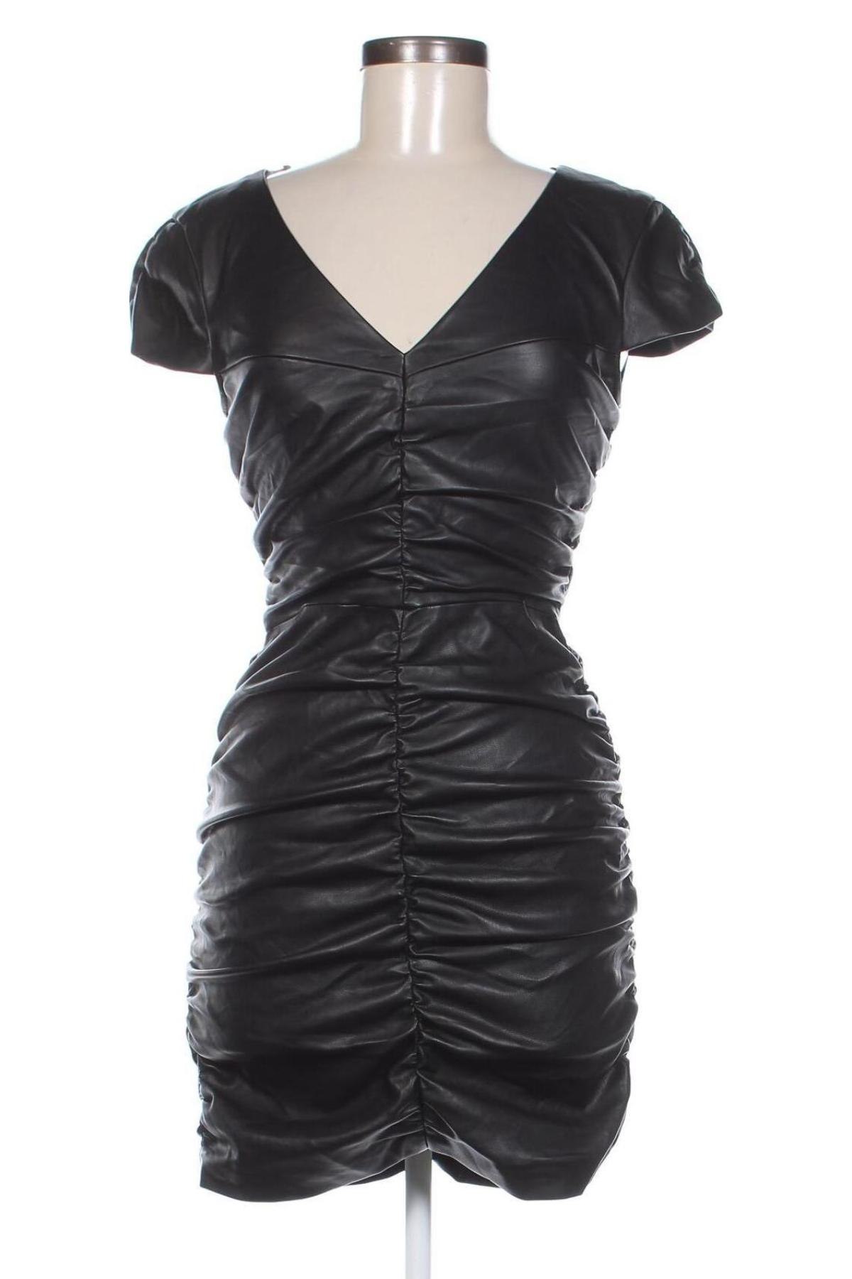 Lederkleid Zara, Größe S, Farbe Schwarz, Preis 18,99 €