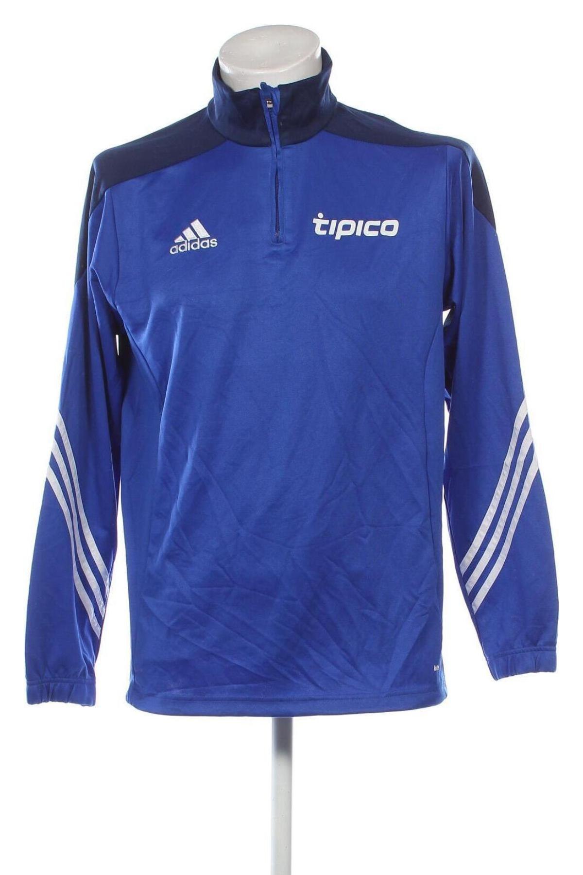 Herren Shirt Adidas, Größe L, Farbe Blau, Preis 23,49 €