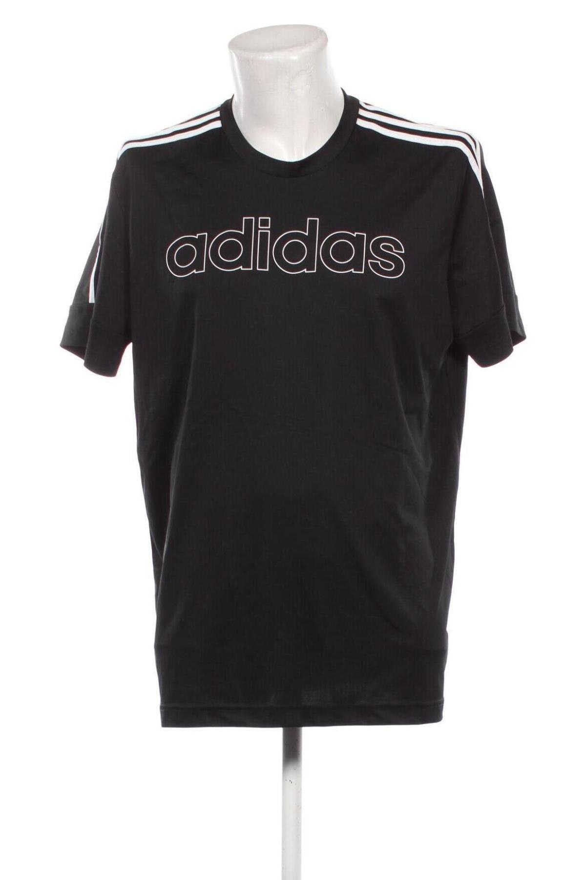 Herren T-Shirt Adidas, Größe XL, Farbe Schwarz, Preis 13,99 €