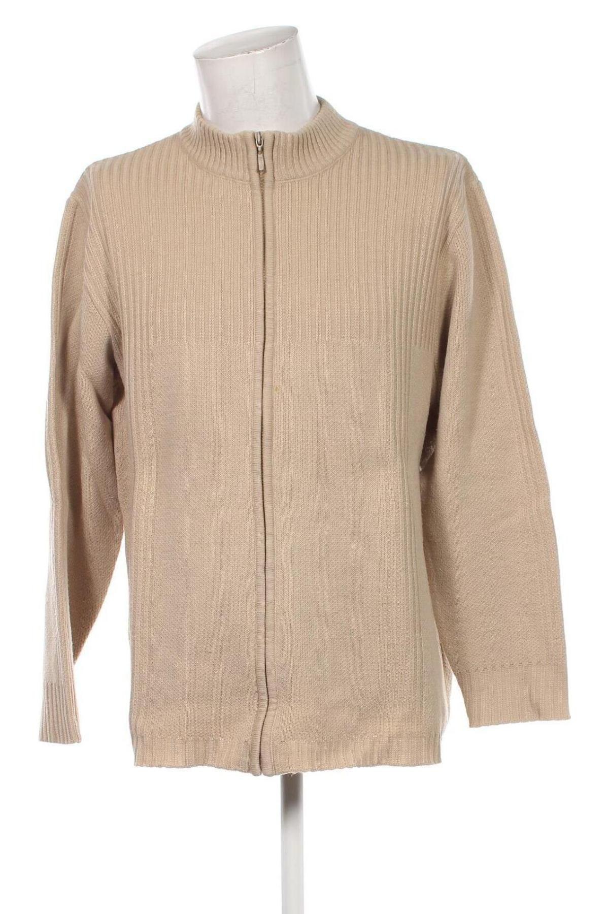 Herren Strickjacke, Größe XXL, Farbe Beige, Preis € 11,99