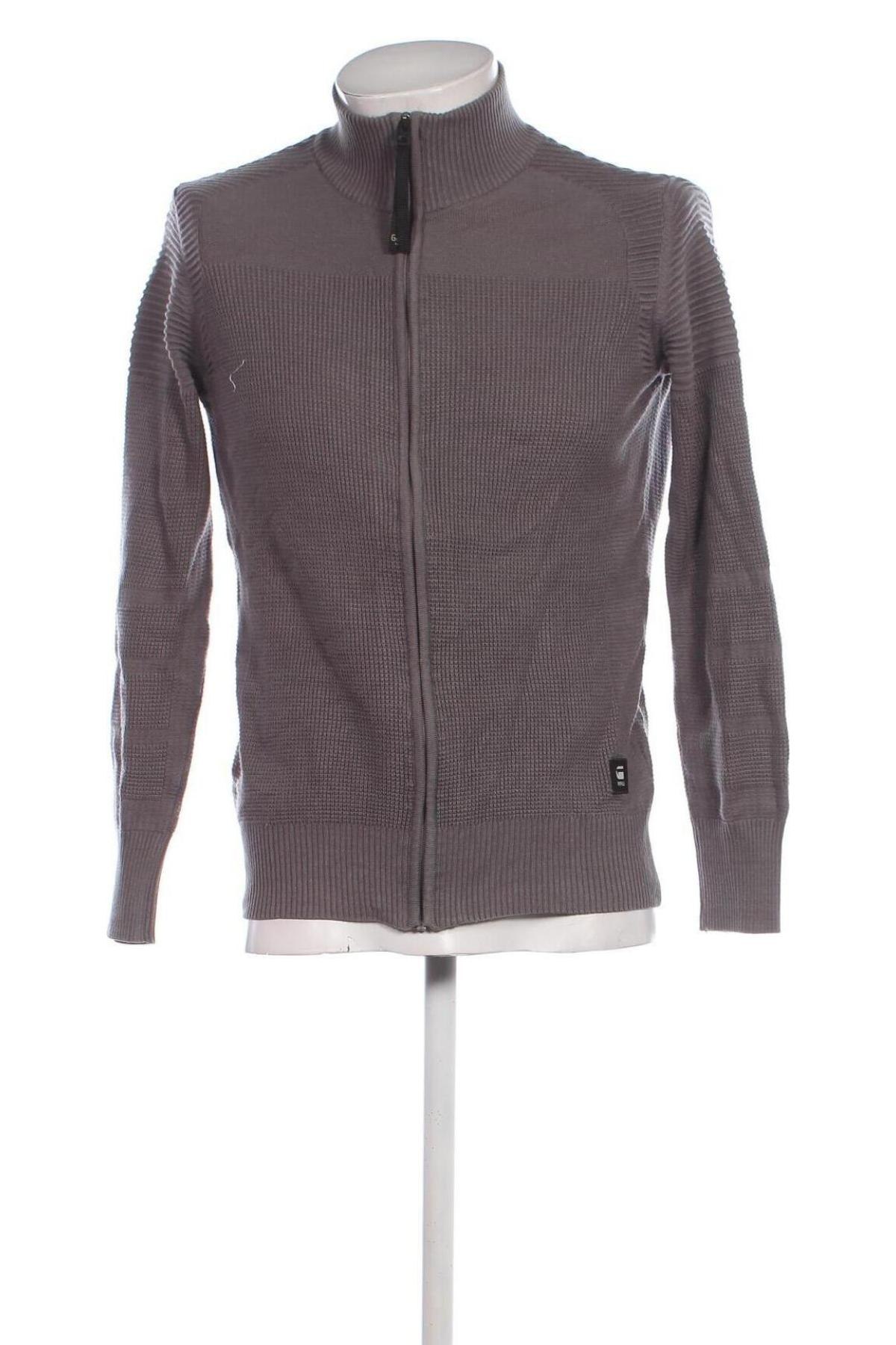 Herren Strickjacke G-Star Raw, Größe S, Farbe Grau, Preis € 66,99