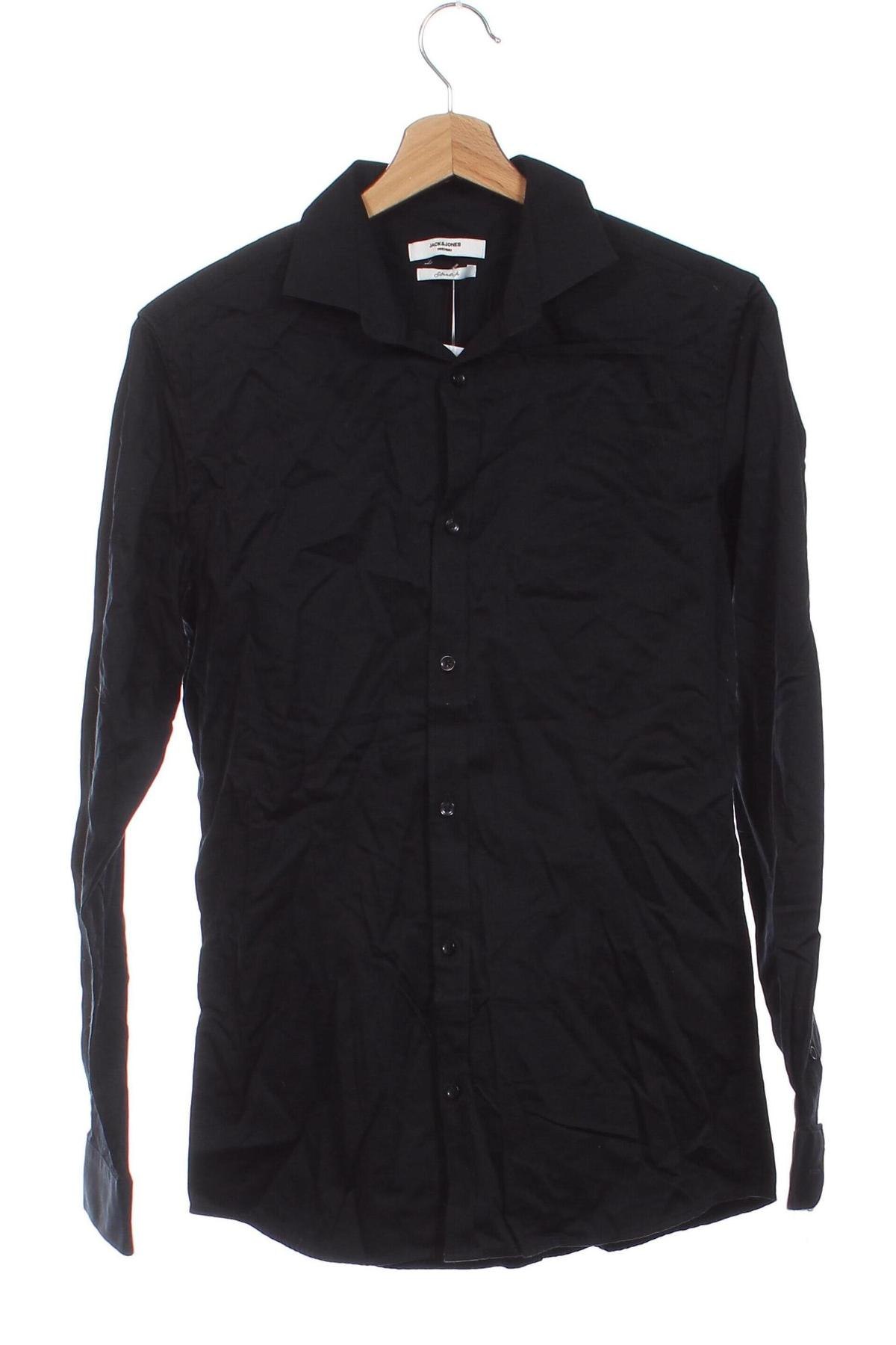 Cămașă de bărbați Jack & Jones, Mărime S, Culoare Negru, Preț 56,99 Lei