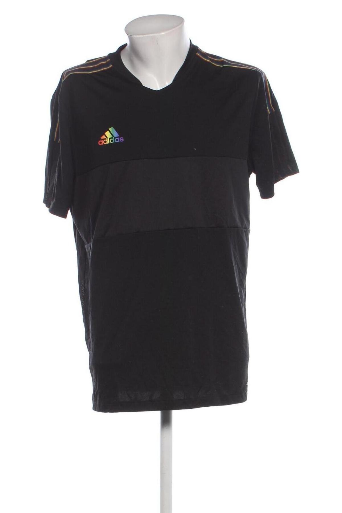 Herren T-Shirt Adidas, Größe XL, Farbe Schwarz, Preis 18,99 €