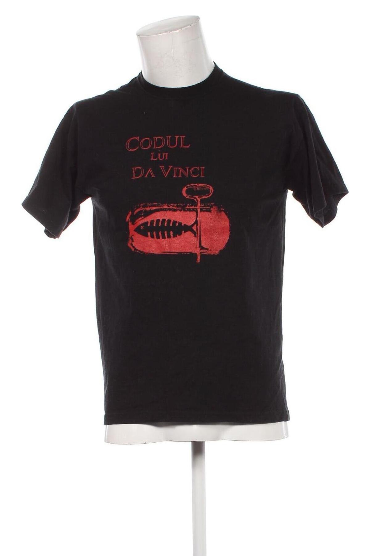 Tricou de bărbați Fruit Of The Loom, Mărime M, Culoare Negru, Preț 30,09 Lei