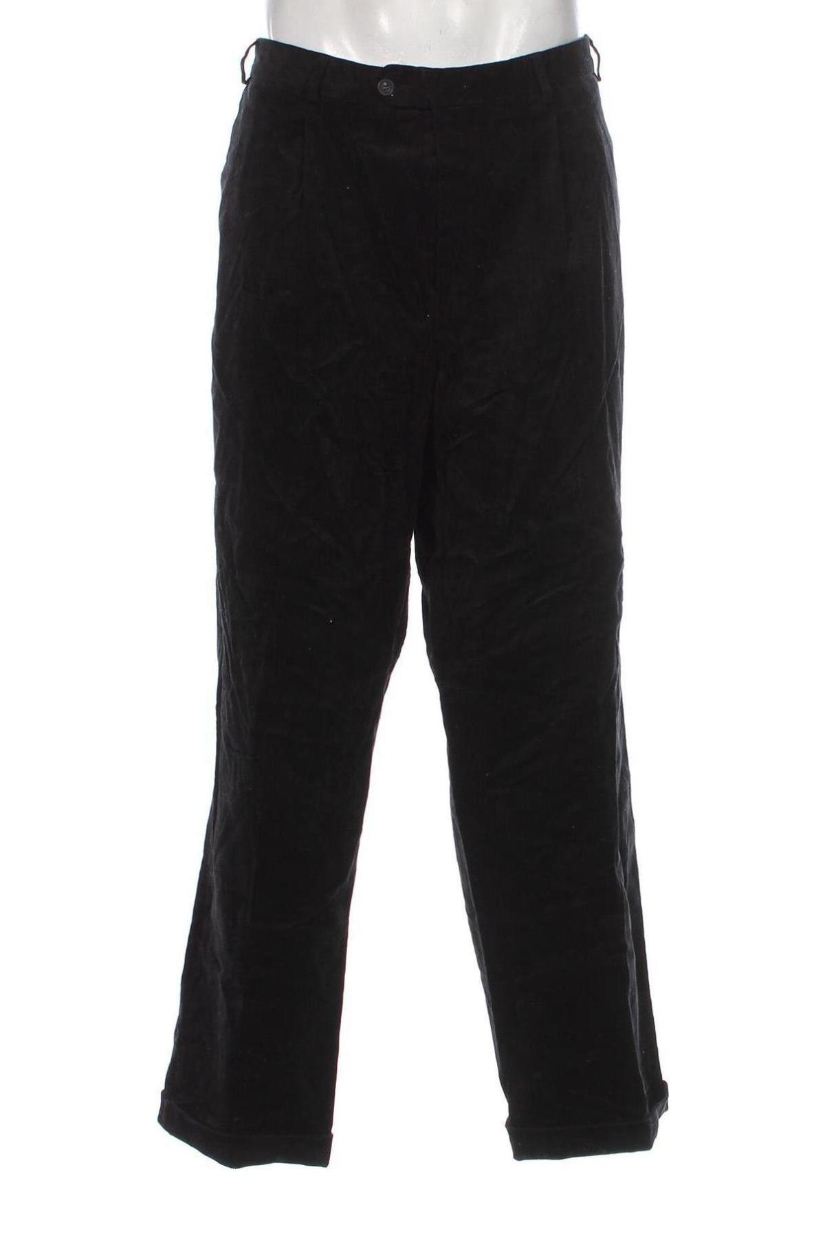 Pantaloni raiați de bărbați, Mărime XXL, Culoare Negru, Preț 128,99 Lei