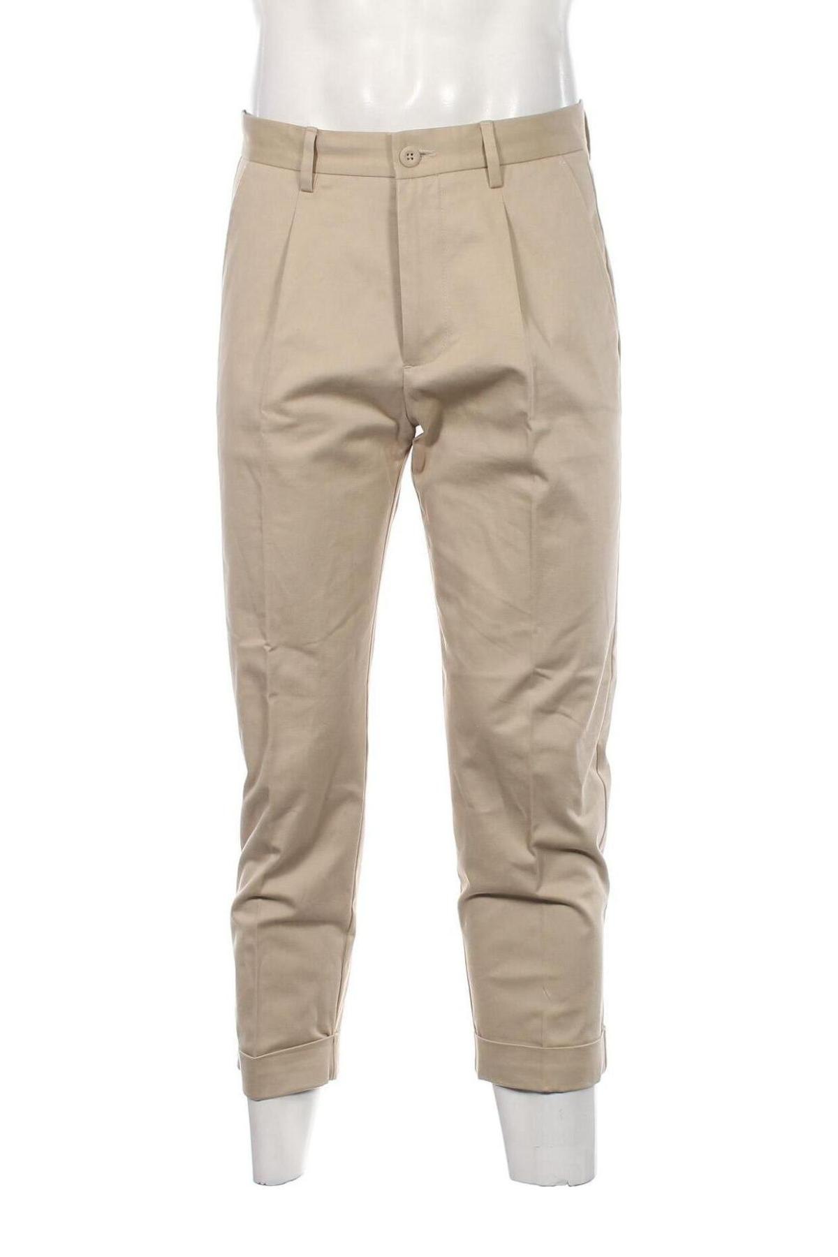 Herrenhose Zara, Größe M, Farbe Beige, Preis 20,11 €