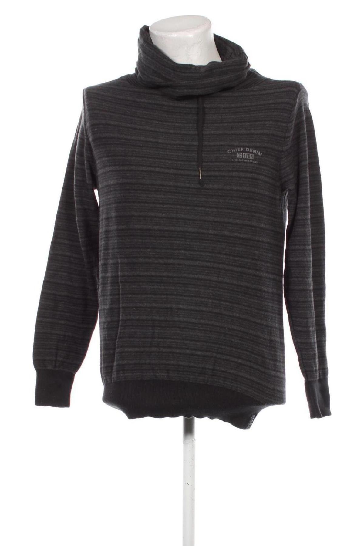 Herrenpullover Chief, Größe M, Farbe Grau, Preis 33,99 €