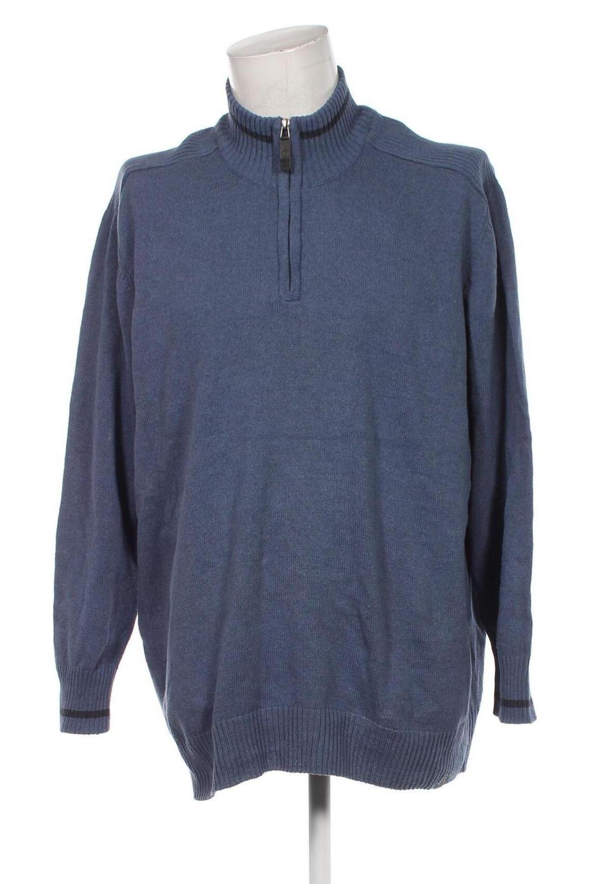 Męski sweter Identic, Rozmiar 4XL, Kolor Niebieski, Cena 111,99 zł