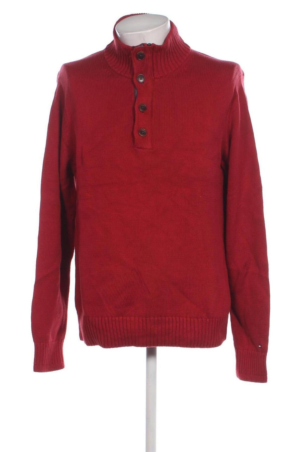 Herrenpullover Tommy Hilfiger, Größe XXL, Farbe Rot, Preis 61,99 €