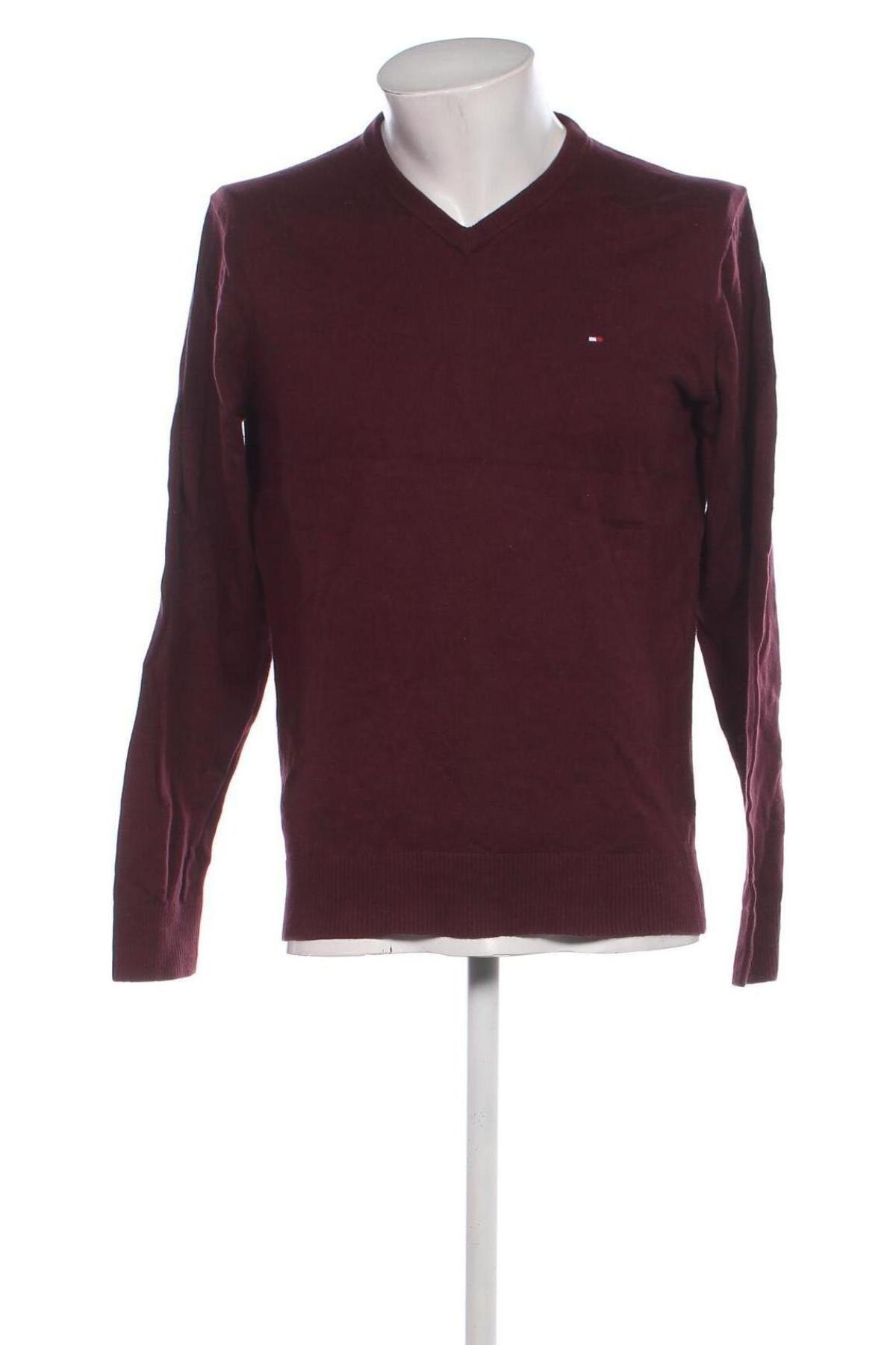 Herrenpullover Tommy Hilfiger, Größe L, Farbe Rot, Preis 61,99 €