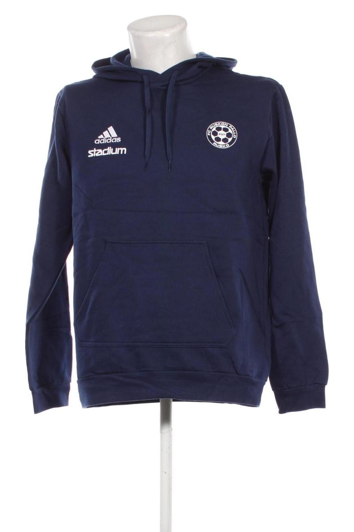 Herren Sweatshirt Adidas, Größe M, Farbe Blau, Preis 36,99 €