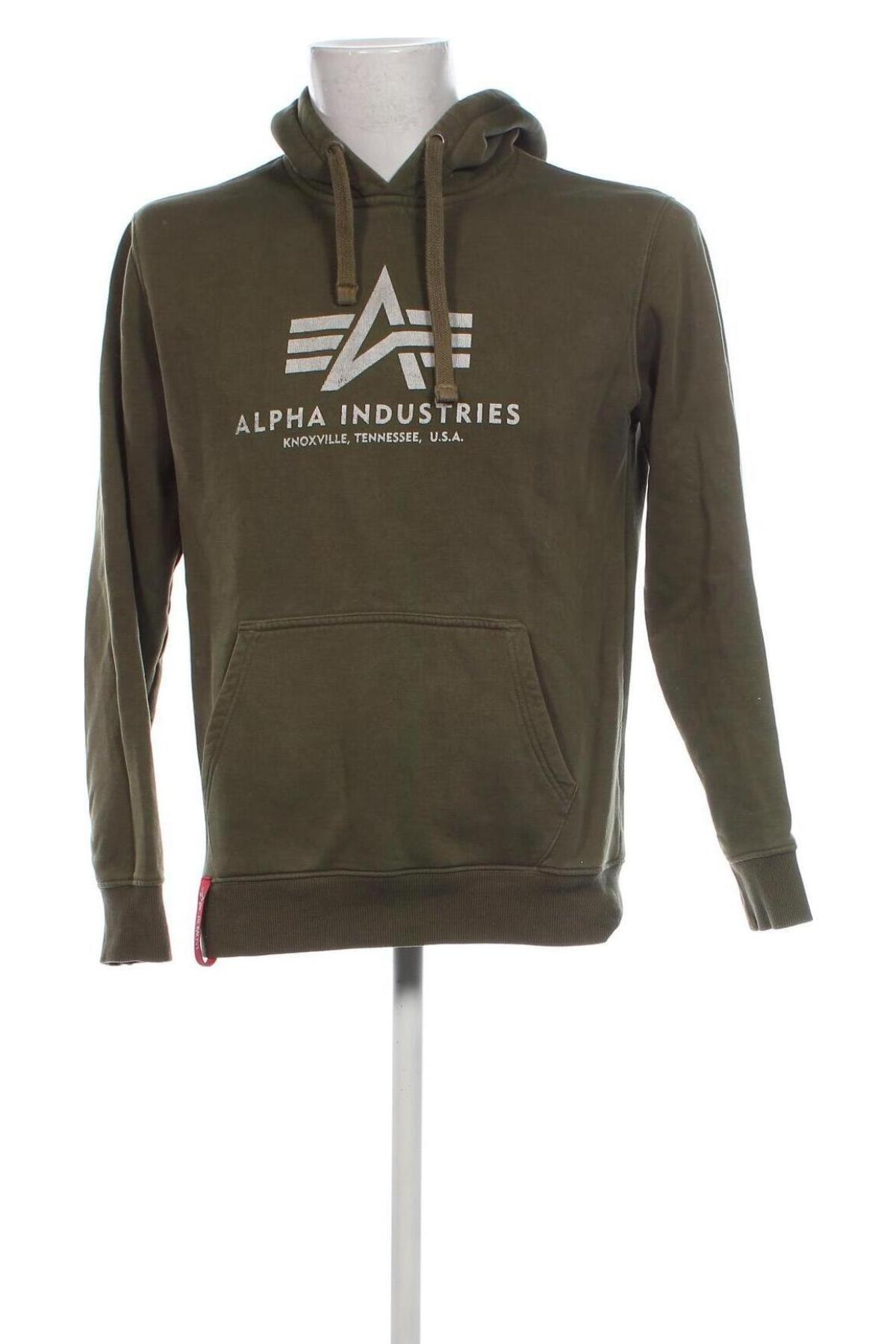 Męska bluza Alpha Industries, Rozmiar M, Kolor Zielony, Cena 158,99 zł