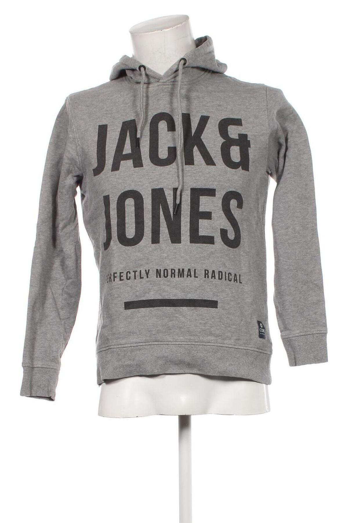 Ανδρικό φούτερ Core By Jack & Jones, Μέγεθος M, Χρώμα Γκρί, Τιμή 16,99 €