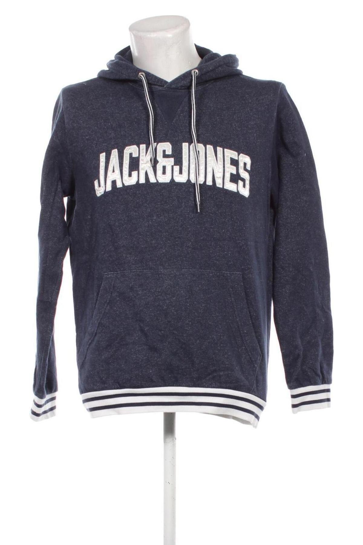 Мъжки суичър Jack & Jones, Размер L, Цвят Син, Цена 34,49 лв.