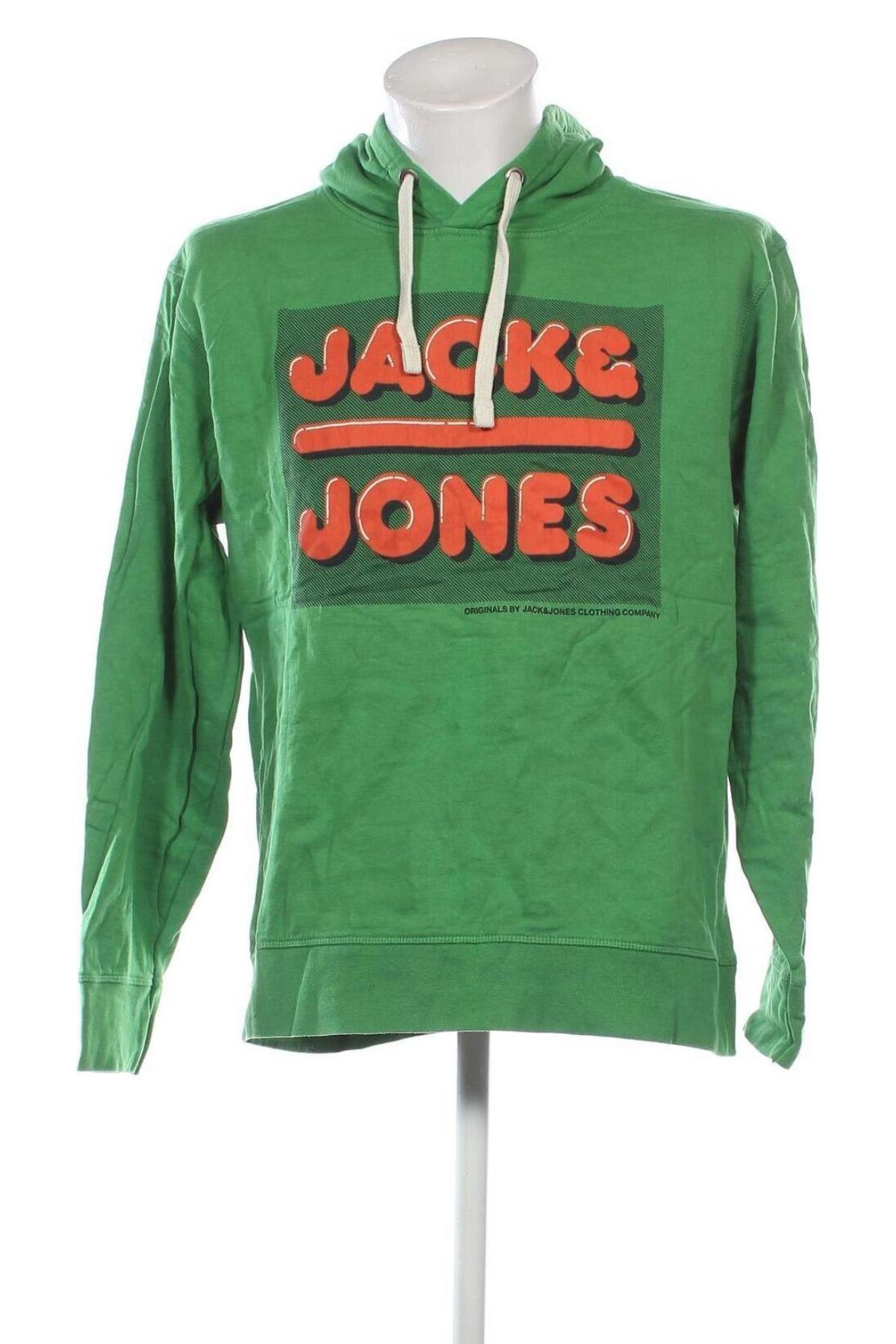 Ανδρικό φούτερ Jack & Jones, Μέγεθος XXL, Χρώμα Πράσινο, Τιμή 21,49 €