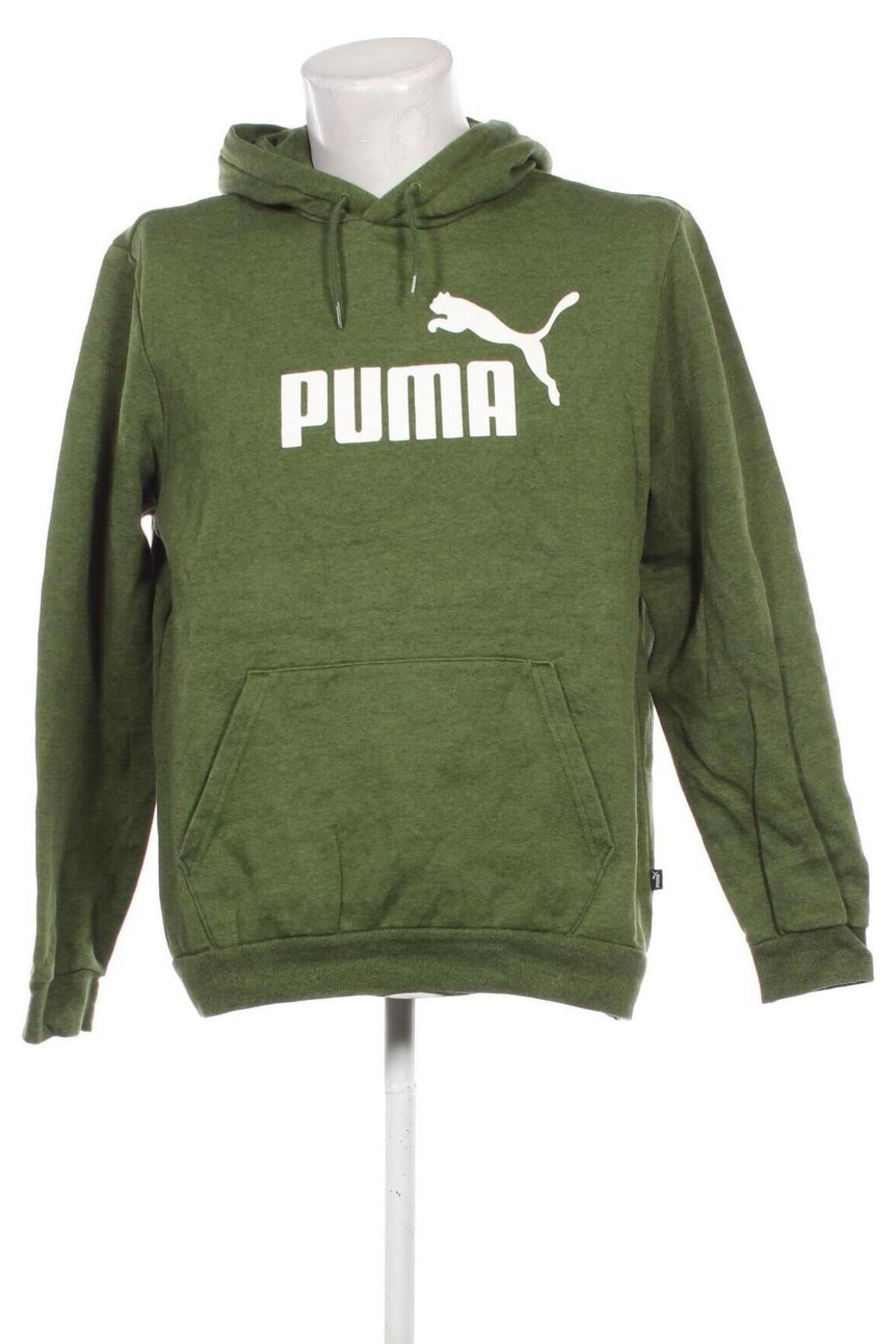 Мъжки суичър PUMA, Размер L, Цвят Зелен, Цена 49,99 лв.