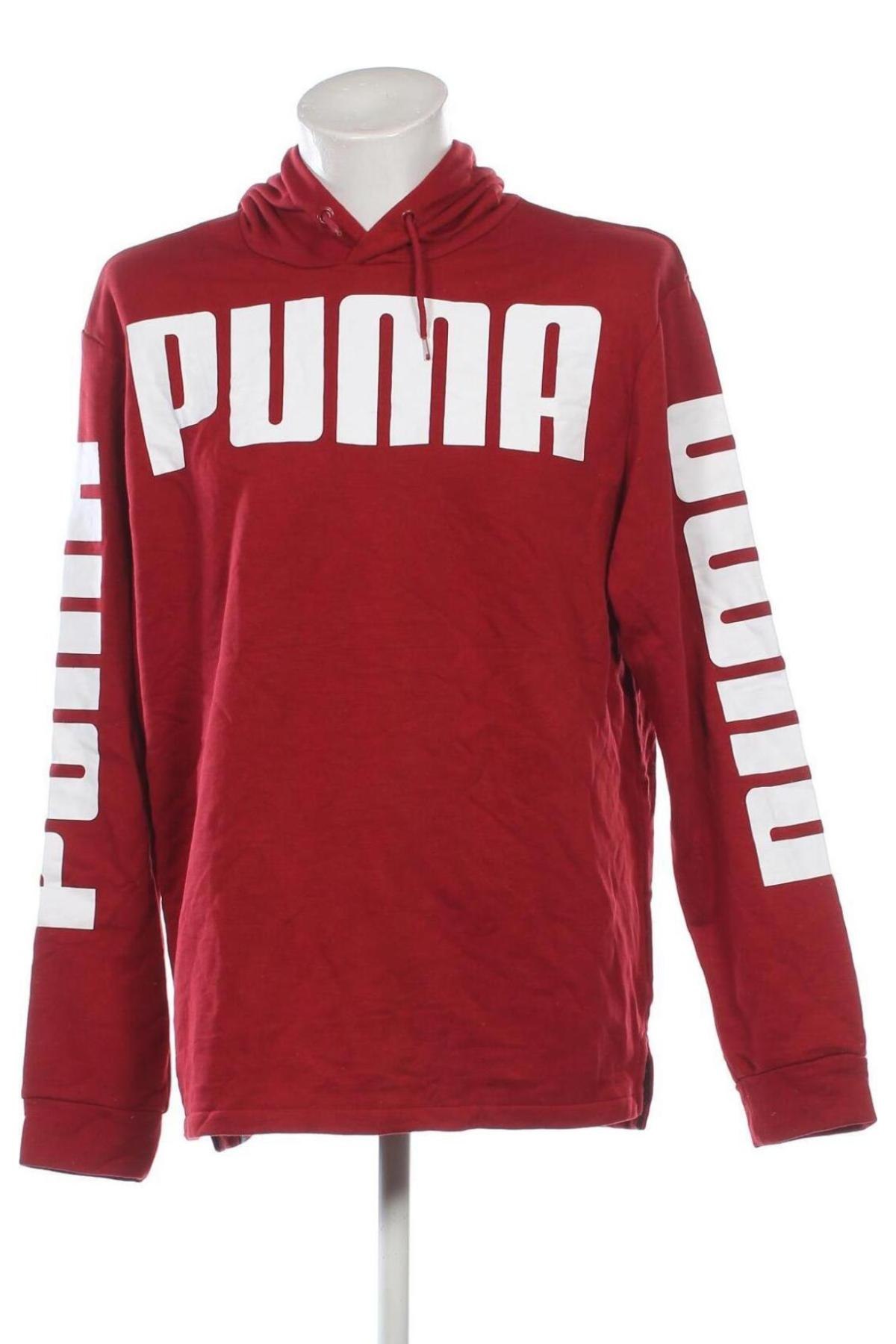 Férfi sweatshirt PUMA, Méret L, Szín Piros, Ár 13 999 Ft