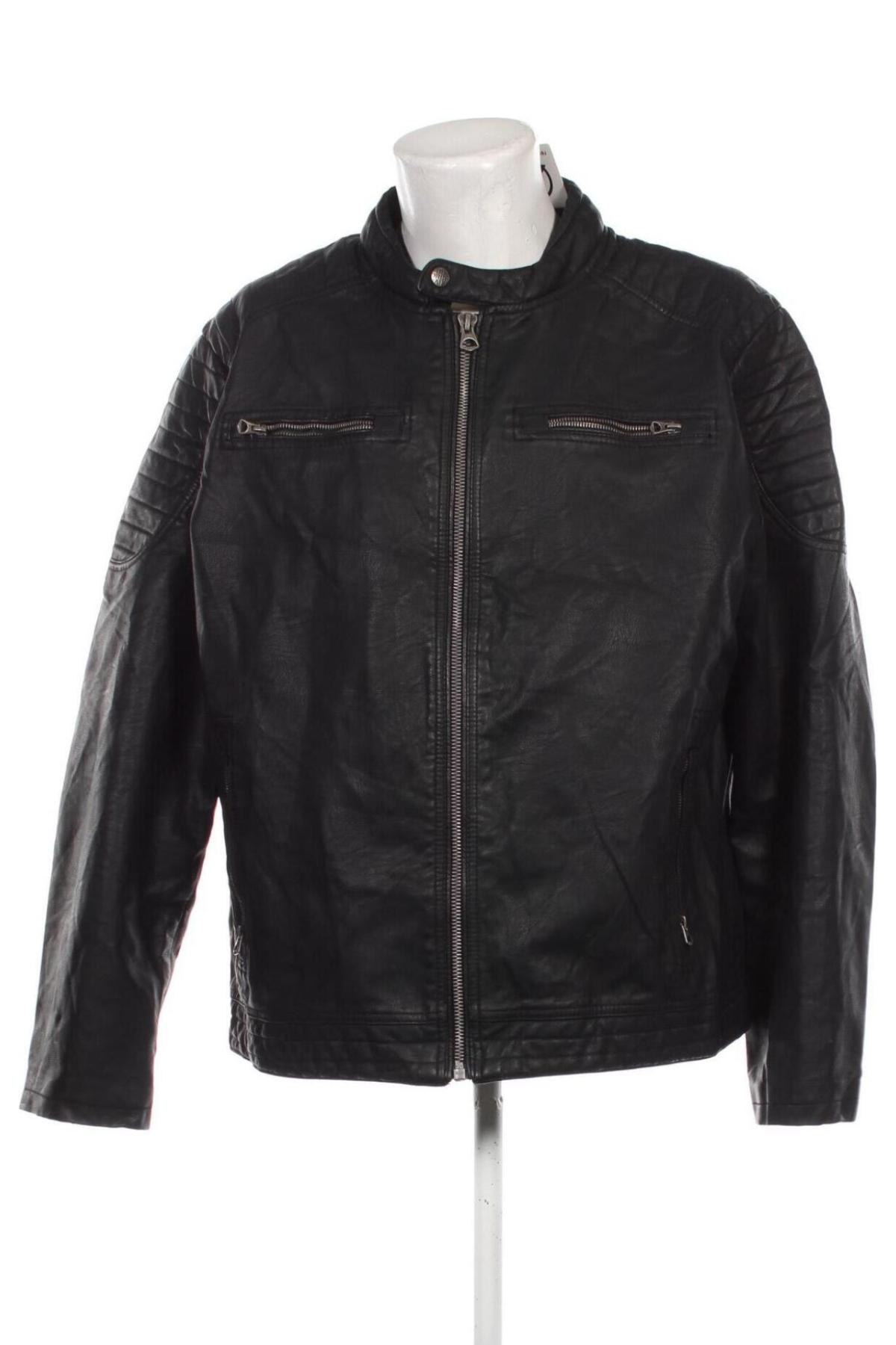 Herren Lederjacke C&A, Größe XXL, Farbe Schwarz, Preis € 25,99