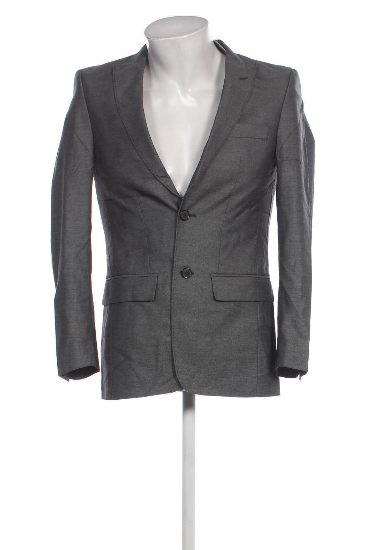 Herren Sakko Dressmann, Größe S, Farbe Grau, Preis € 61,99