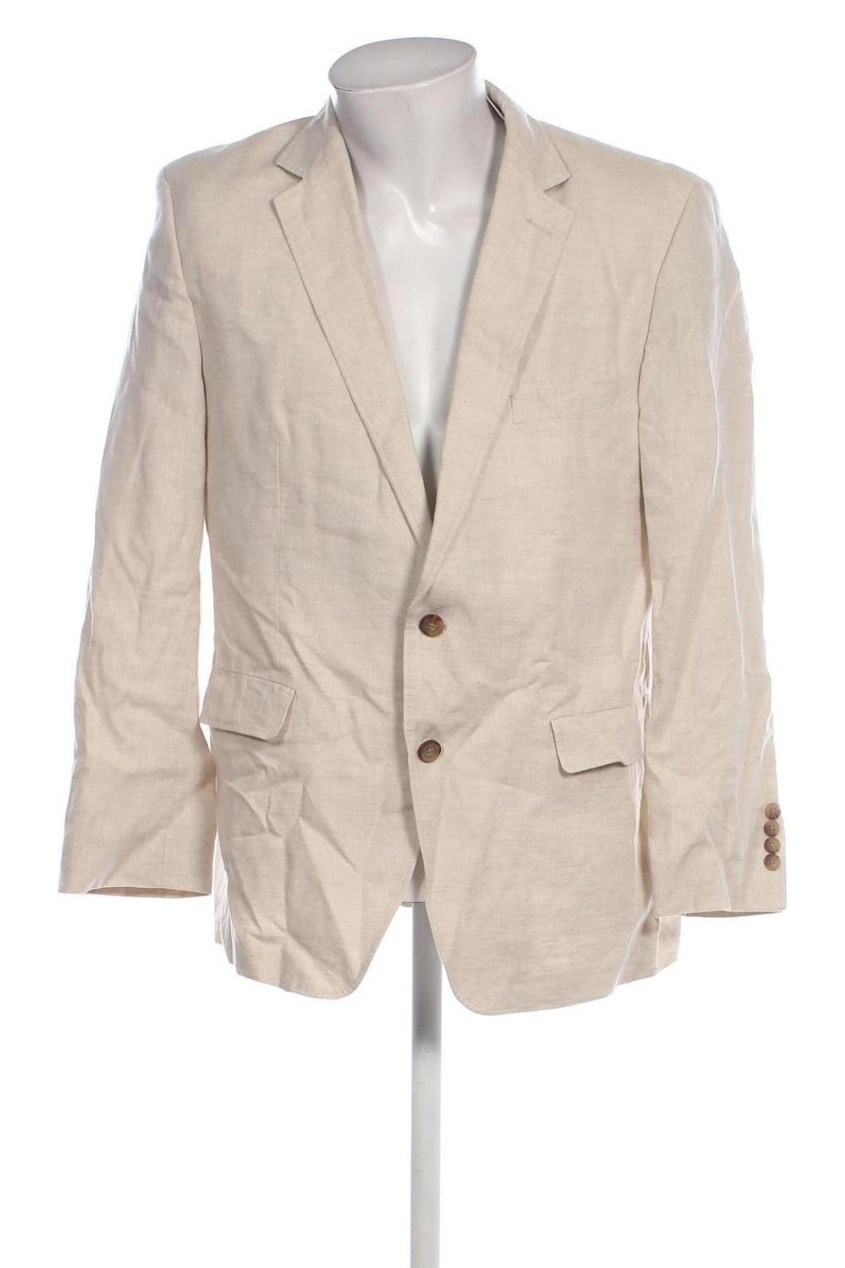 Herren Sakko Pierre Cardin, Größe L, Farbe Beige, Preis 36,49 €