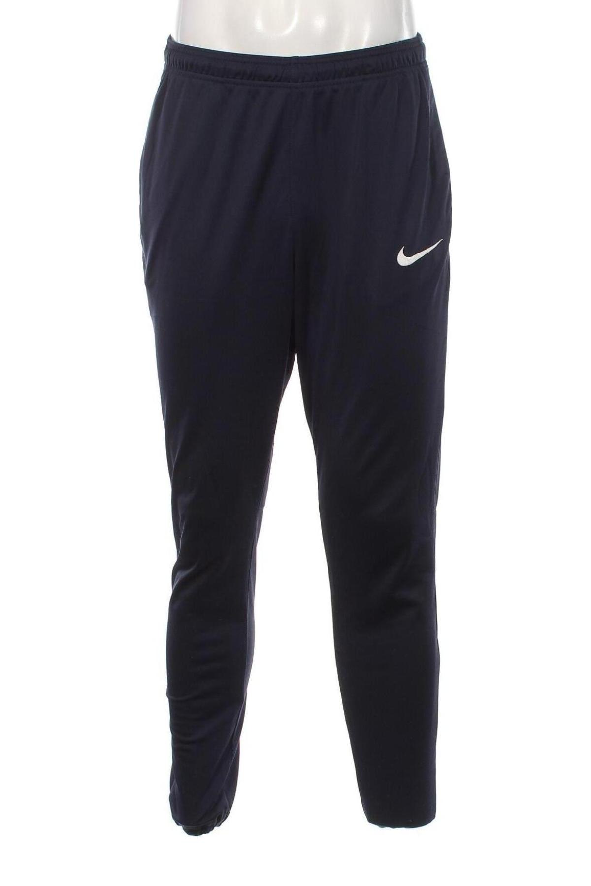 Pantaloni trening de bărbați Nike, Mărime L, Culoare Albastru, Preț 124,68 Lei