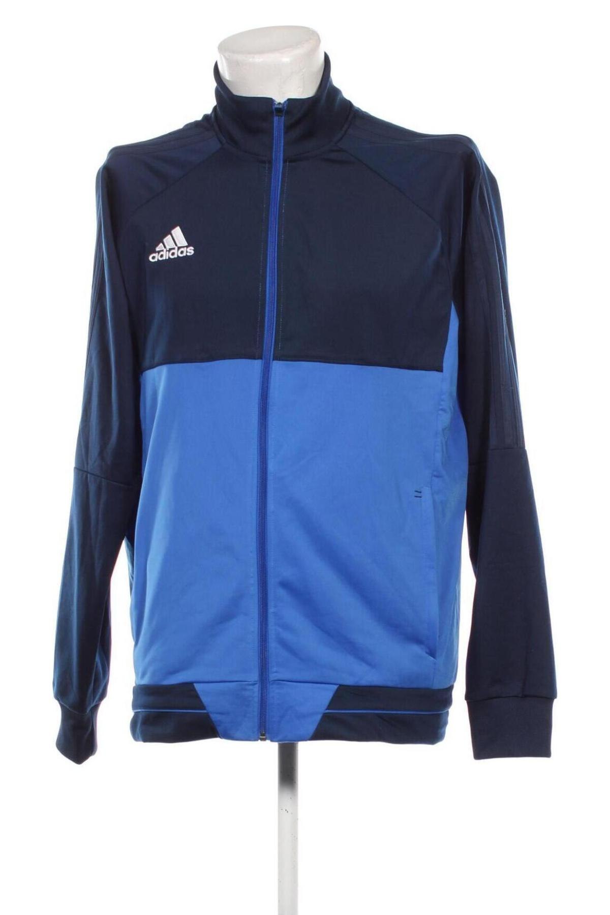 Herren Sportoberteil Adidas, Größe XL, Farbe Blau, Preis 25,99 €