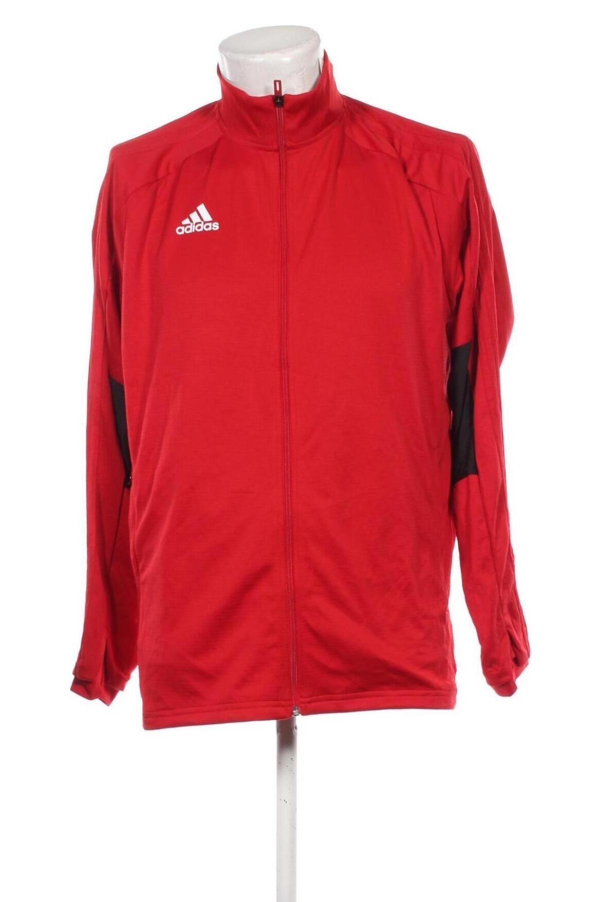 Bluză trening de bărbați Adidas, Mărime L, Culoare Roșu, Preț 157,99 Lei