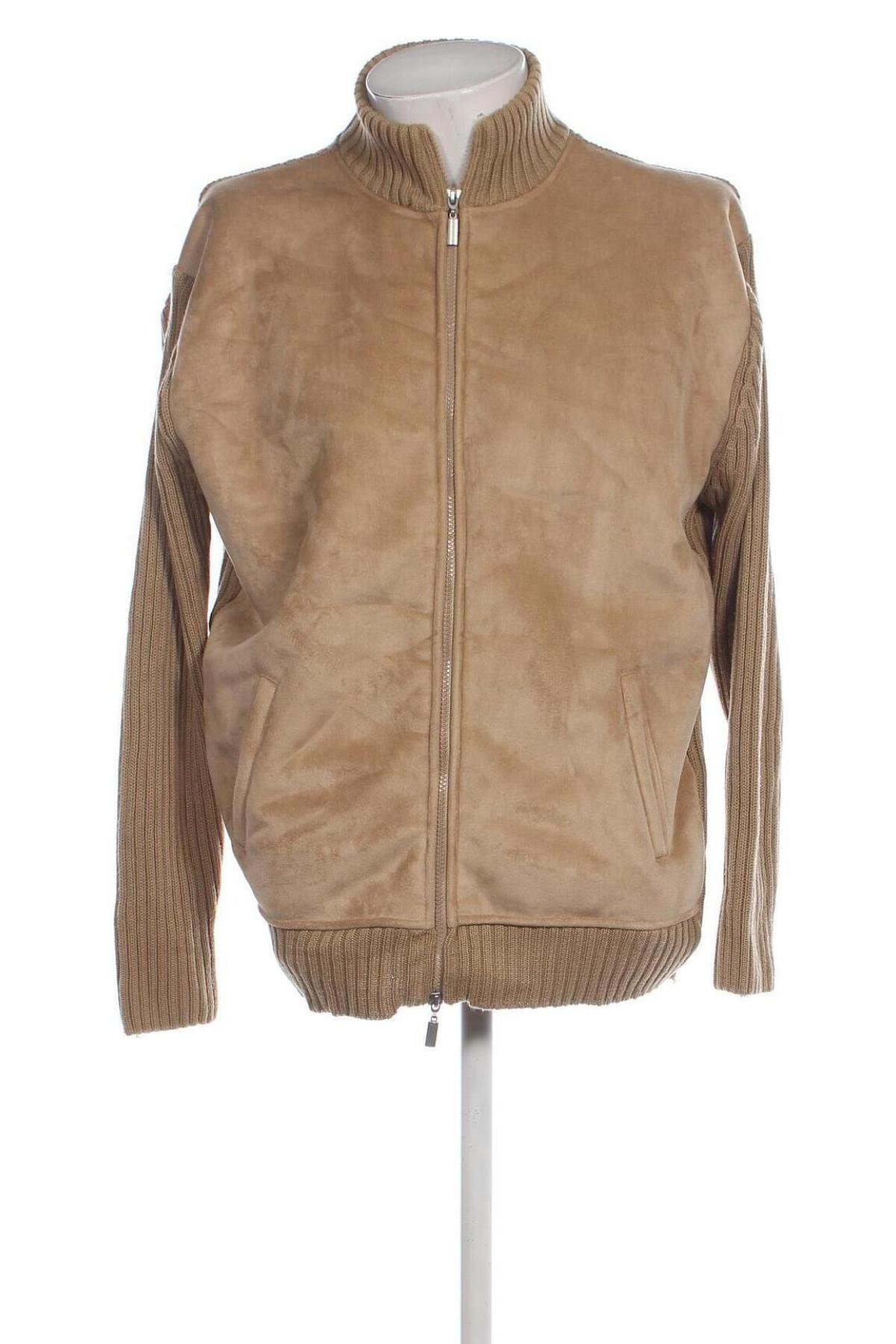 Herrenjacke Giorgio, Größe L, Farbe Beige, Preis 33,99 €