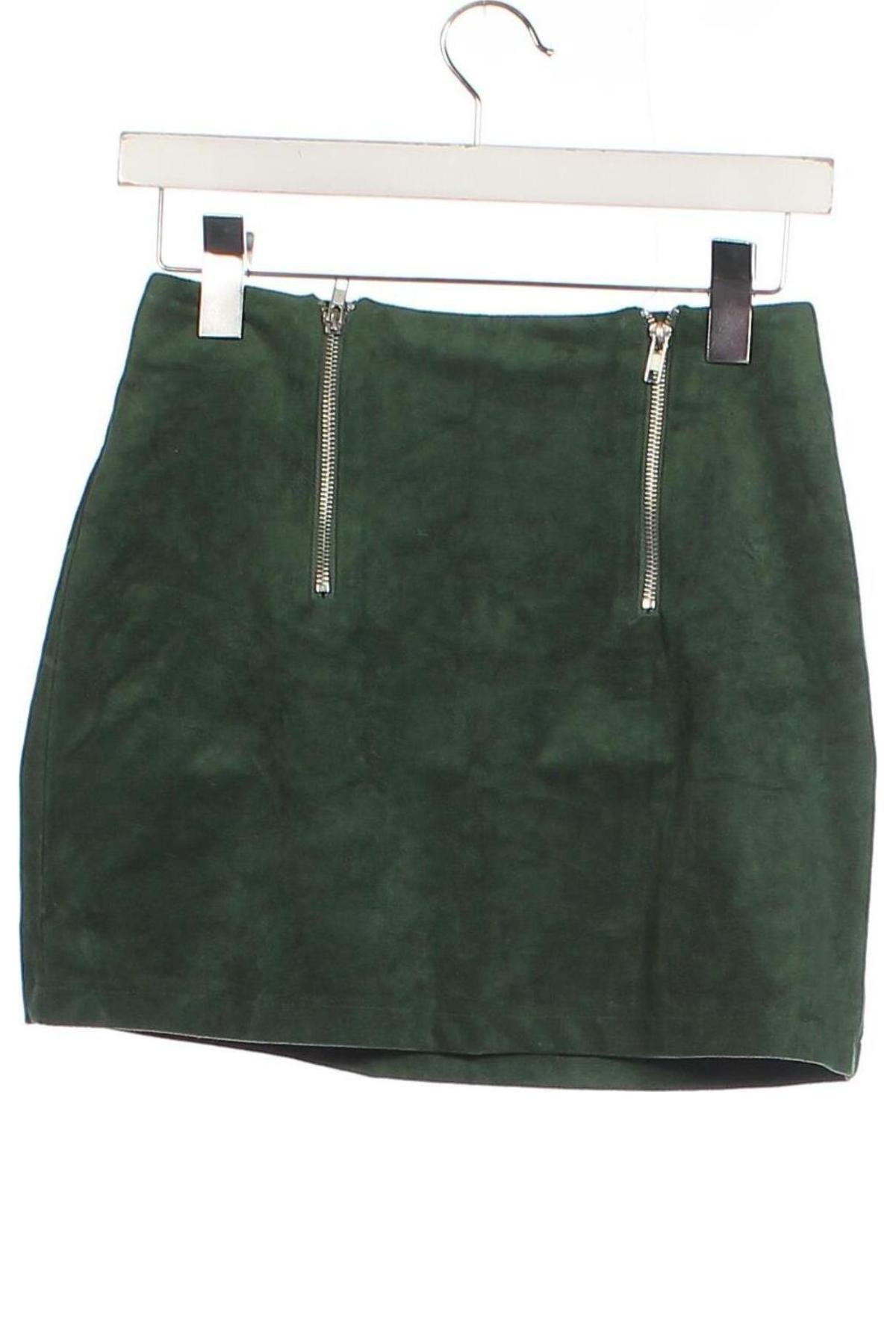 Fustă Forever 21, Mărime XS, Culoare Verde, Preț 33,99 Lei