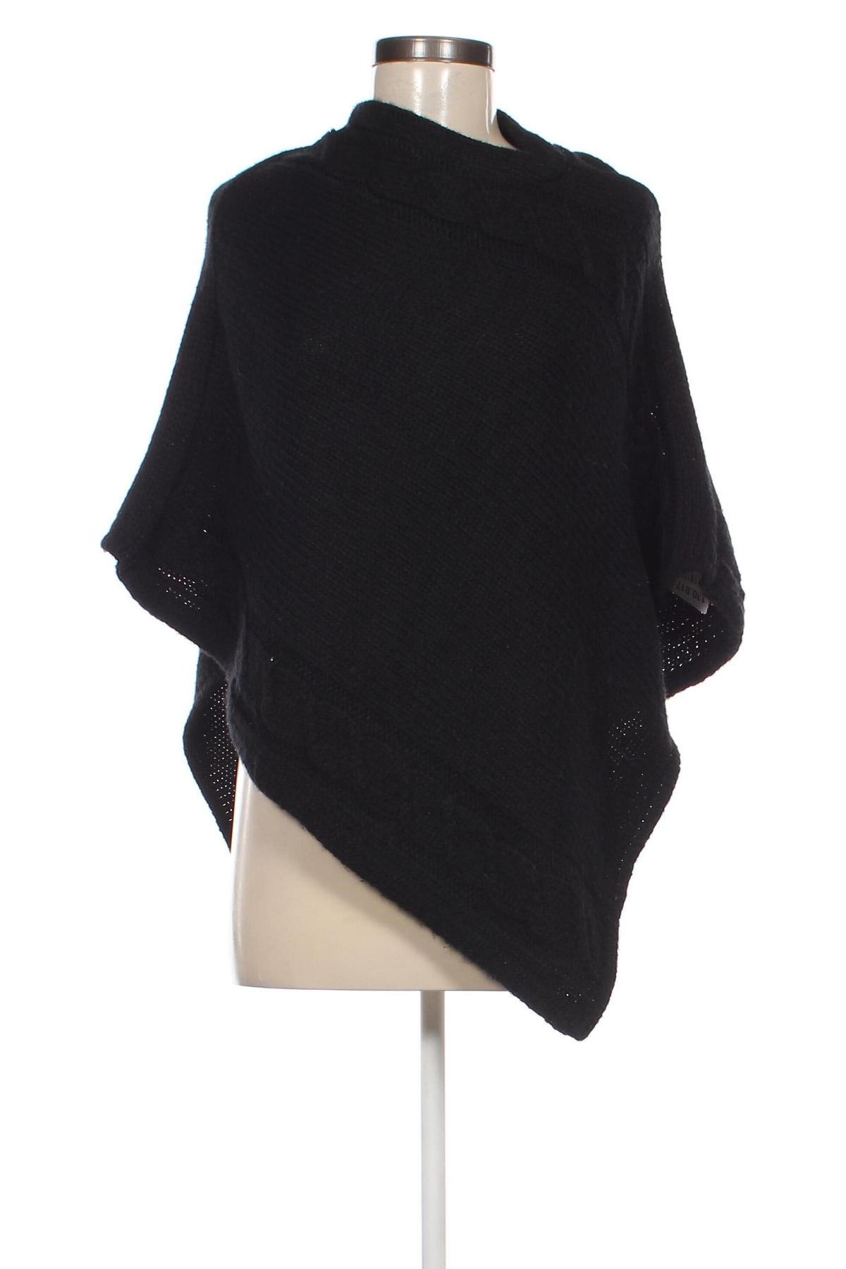 Poncho, Größe M, Farbe Schwarz, Preis € 14,84