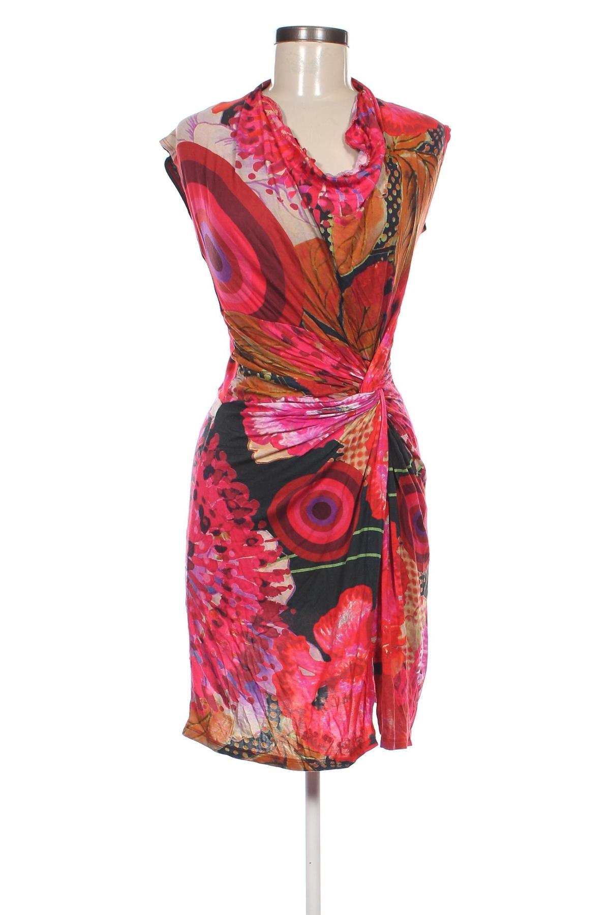 Kleid Desigual, Größe M, Farbe Mehrfarbig, Preis 27,95 €