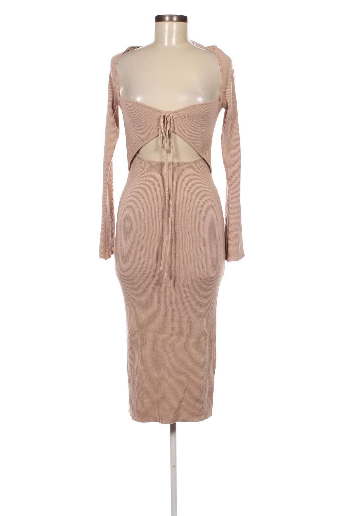 Kleid Missguided, Größe M, Farbe Beige, Preis 6,99 €