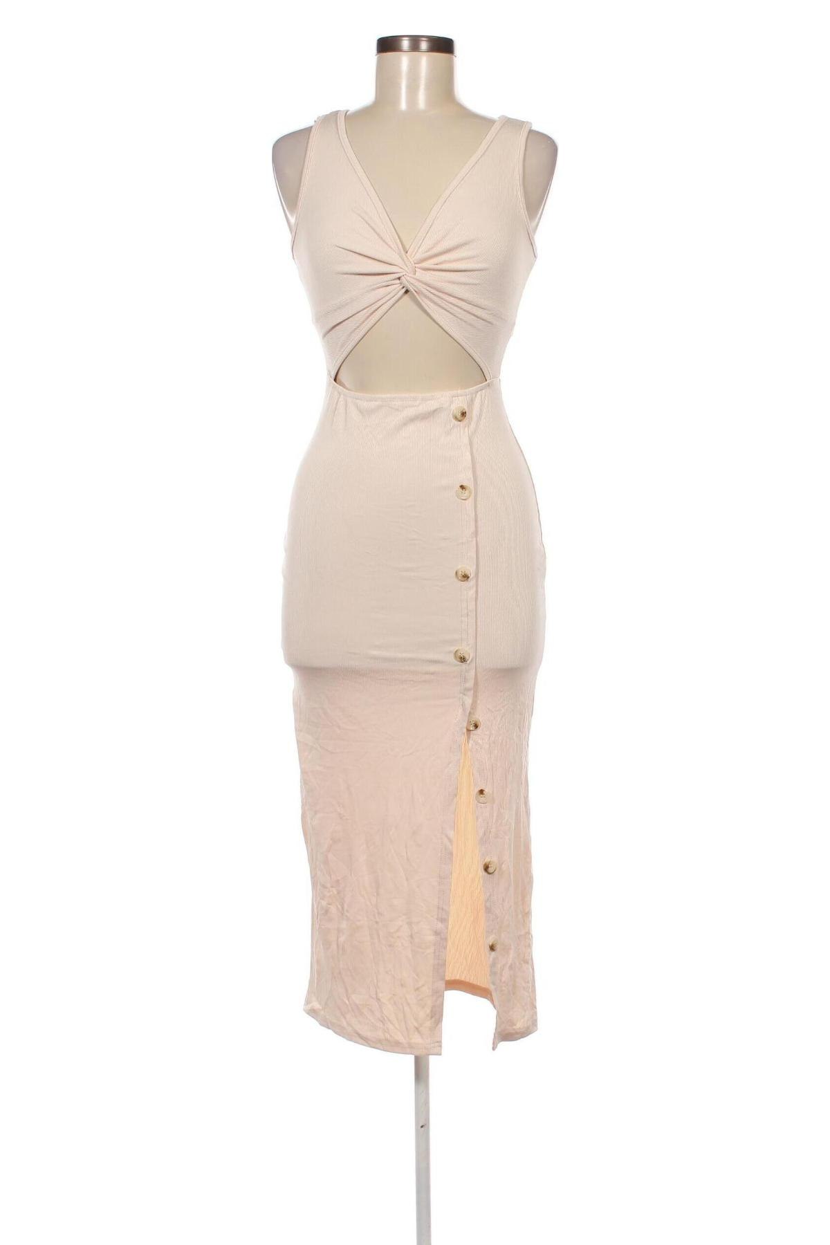 Kleid SHEIN, Größe S, Farbe Beige, Preis 14,99 €